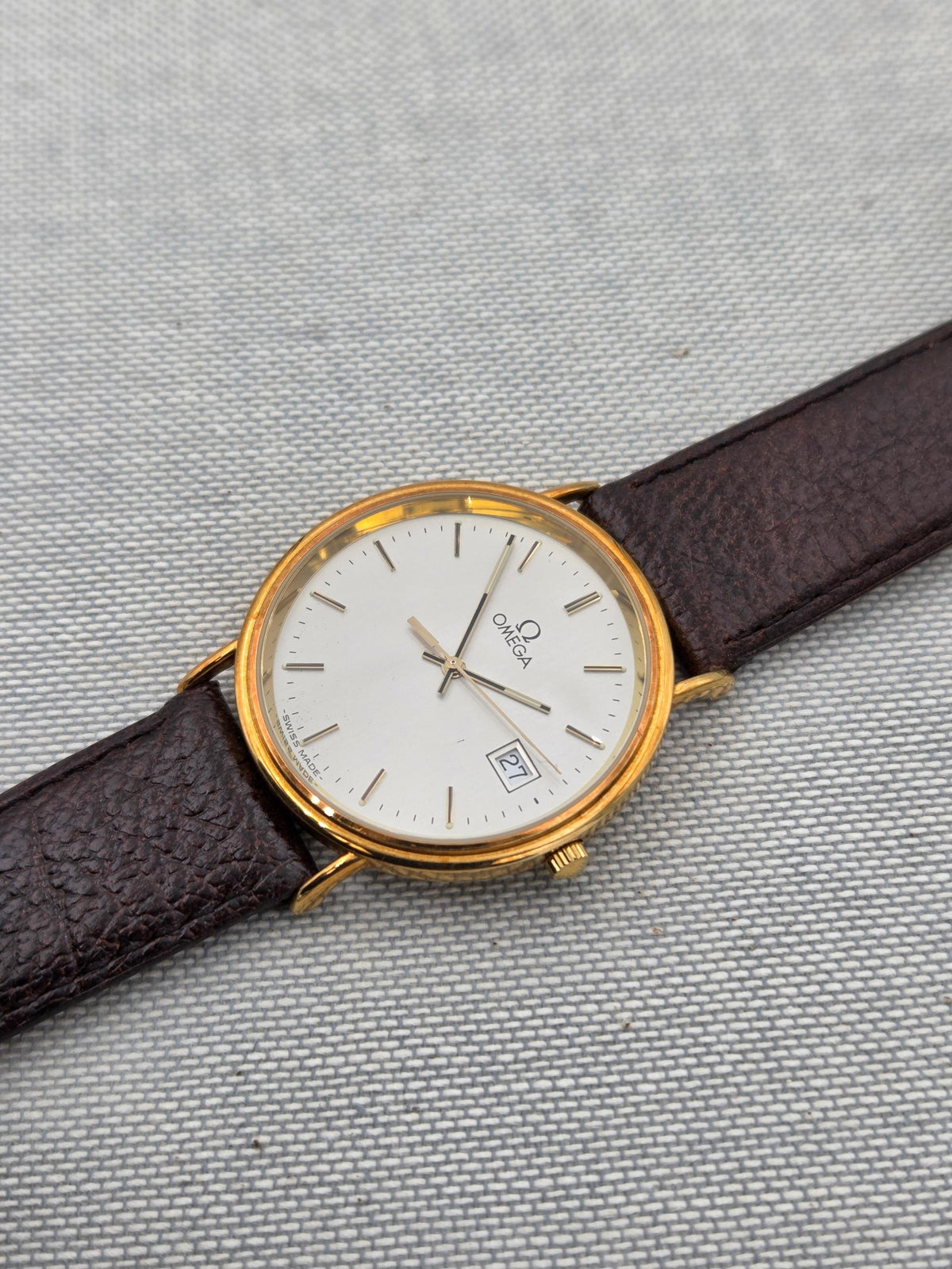 Omega Seamaster Jubilée 18k gold quartz (526)