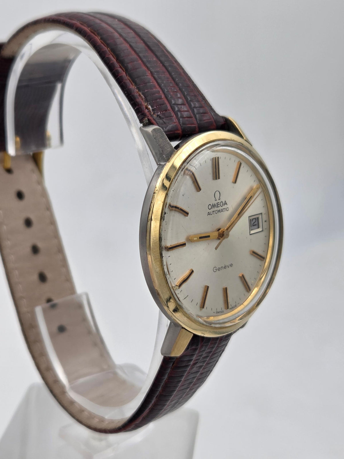 Omega Genève Genève automatic 37mm jumbo gold cap cal 1012 166.020