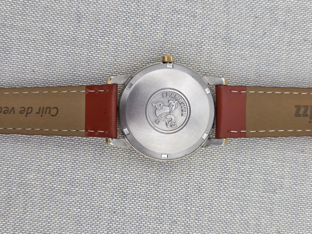 Omega Seamaster Automatic Serviced Cross hair gold cap