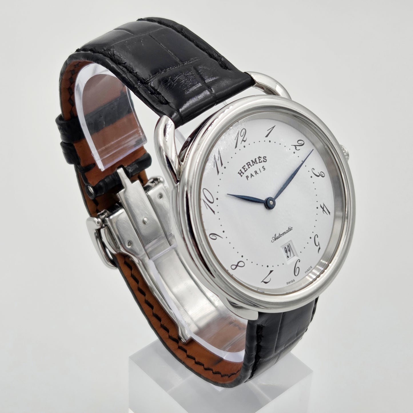 Hermes Arceau Automatic 41mm Ref. AR7.710 White Dial