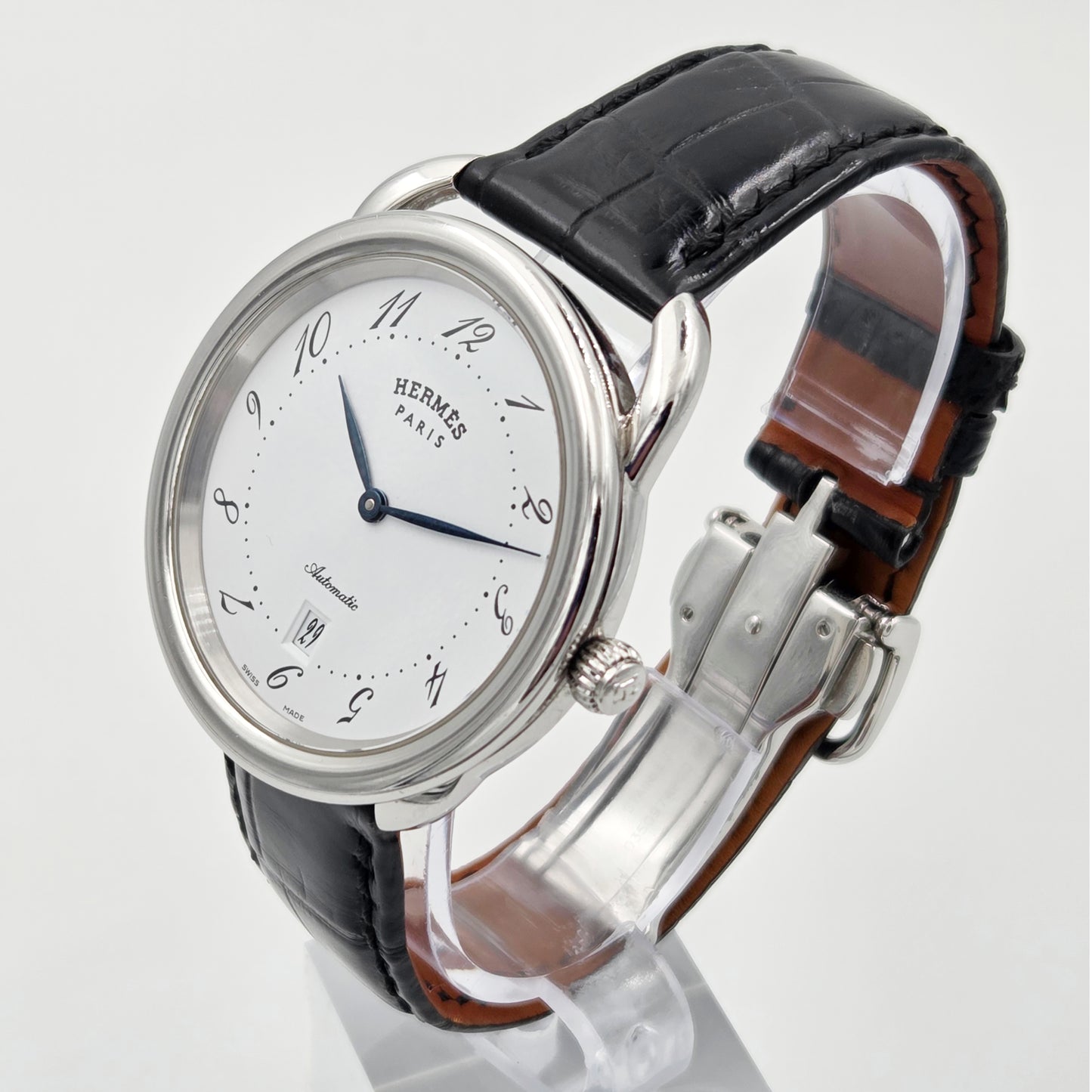 Hermes Arceau Automatic 41mm Ref. AR7.710 White Dial