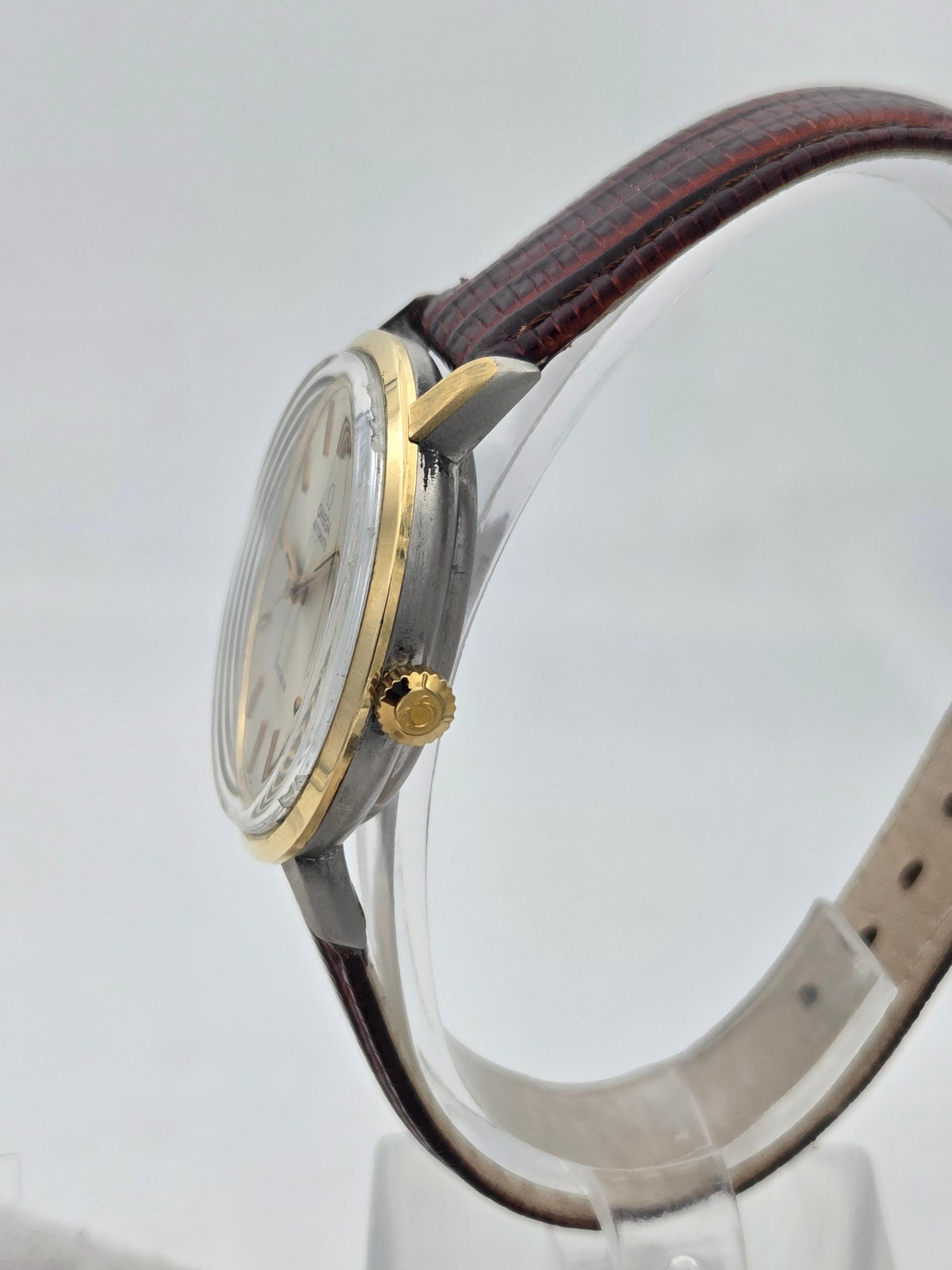 Omega Genève Genève automatic 37mm jumbo gold cap cal 1012 166.020