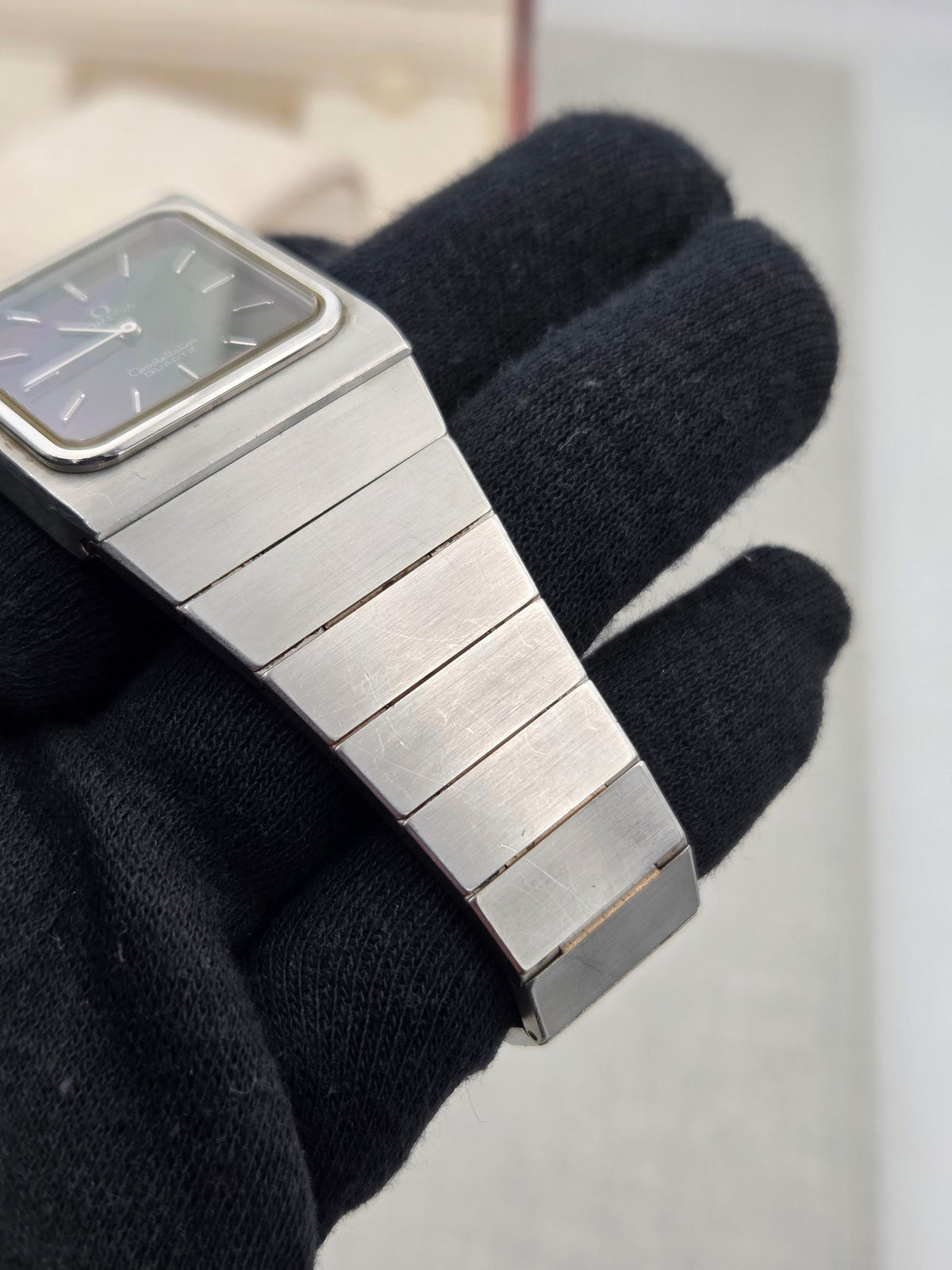 Omega Constellation Quartz integrated bracelet