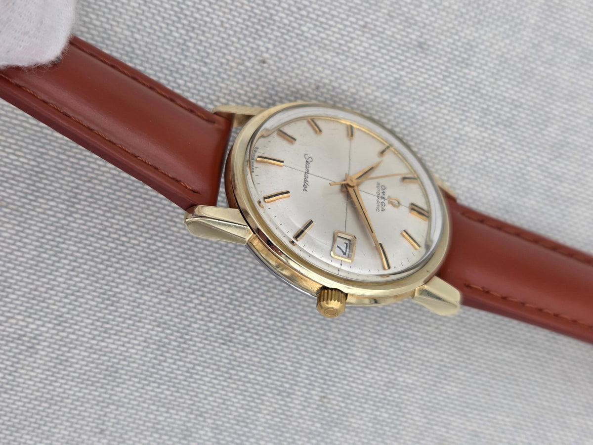 Omega Seamaster Automatic Serviced Cross hair gold cap
