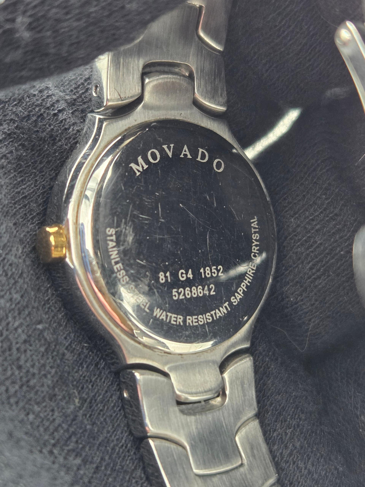 Movado Museum Steel and gold 81g4 1852