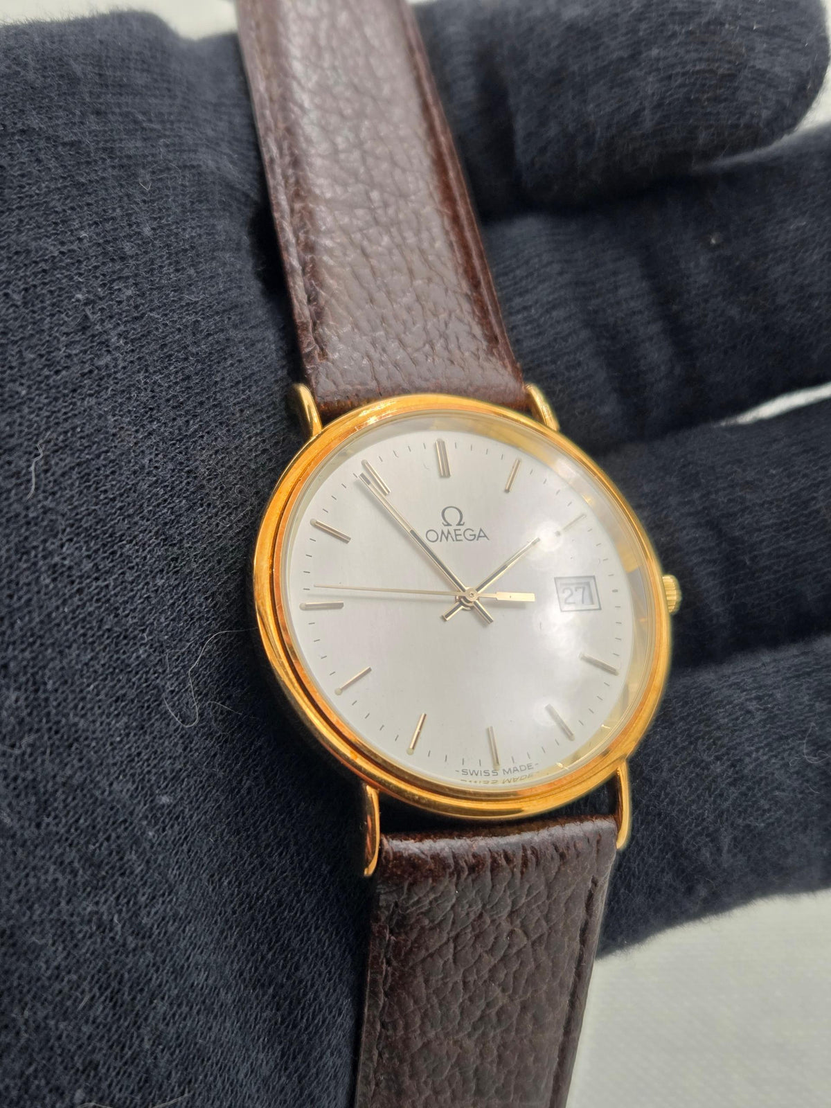 Omega Seamaster Jubilée 18k gold quartz (526)