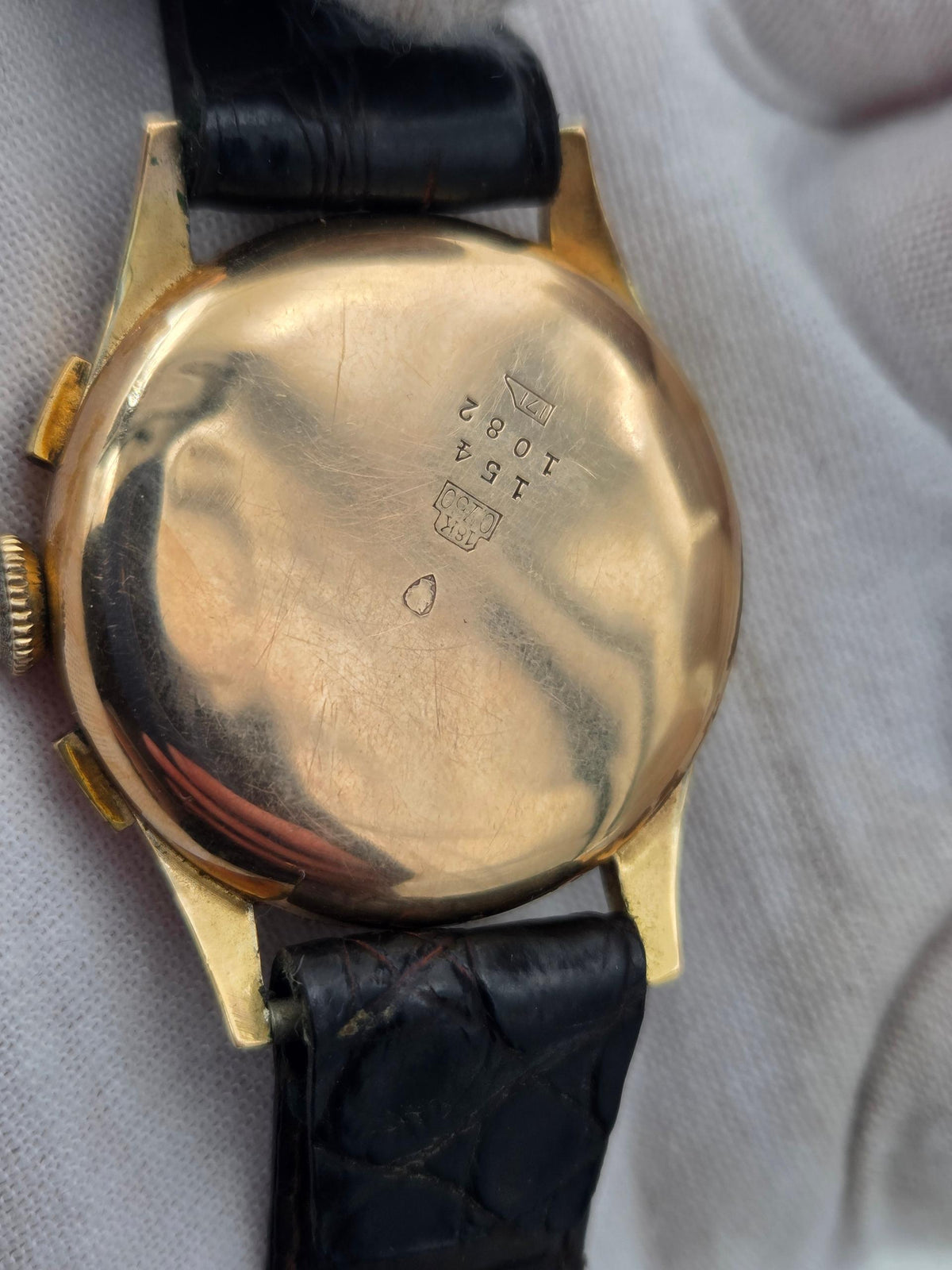 Chronographe Suisse Cie Palma Palma 18k manual 34mm