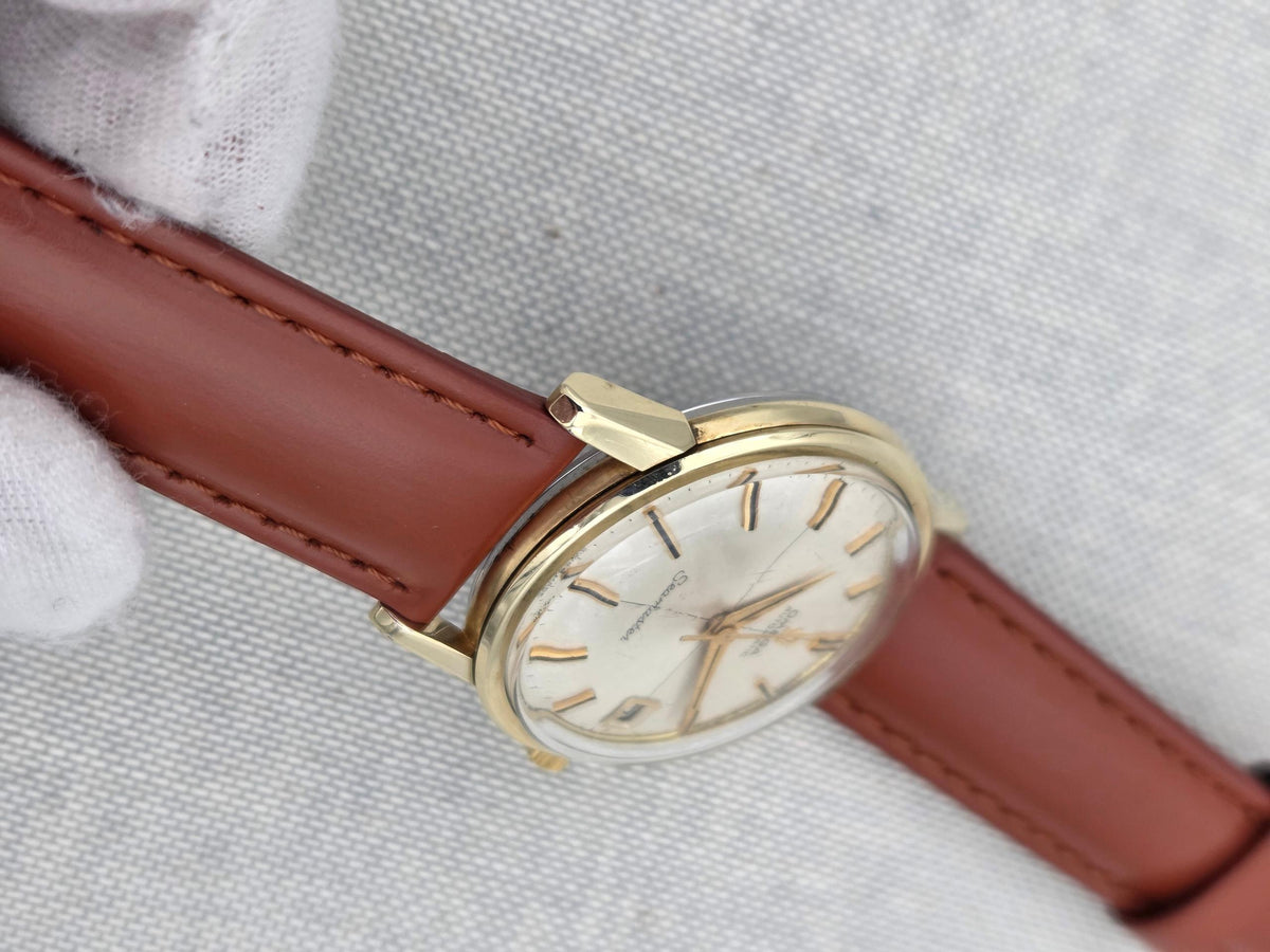 Omega Seamaster Automatic Serviced Cross hair gold cap