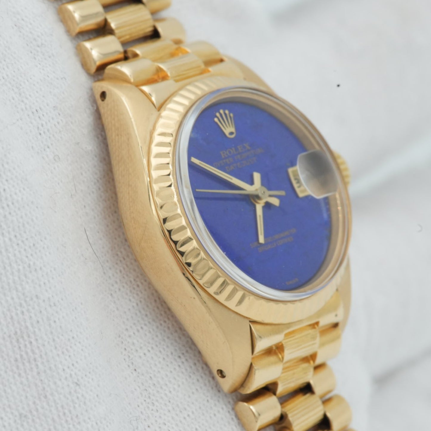 Rolex Datejust 26mm Lapis Dial with Bark Bracelet - Ref. 6927