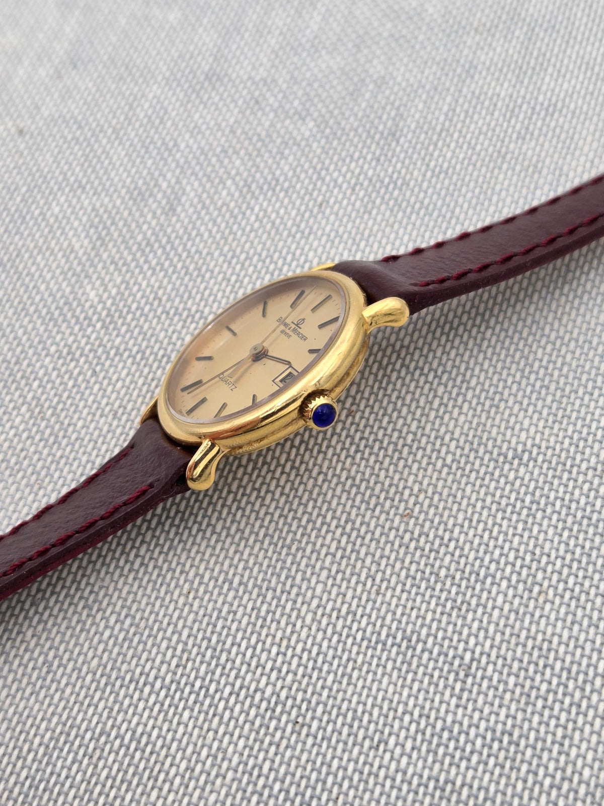 Baume & Mercier Classique 24mm 18k gold quartz baume