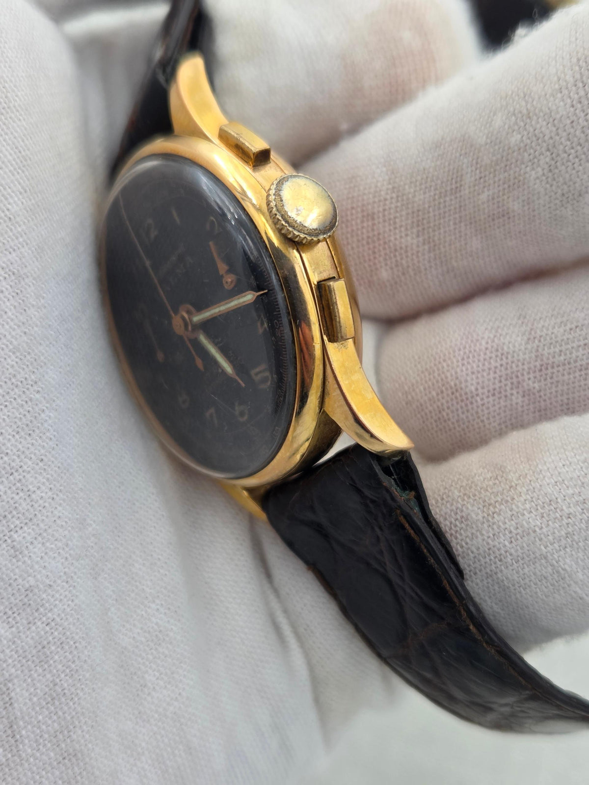 Chronographe Suisse Cie Palma Palma 18k manual 34mm