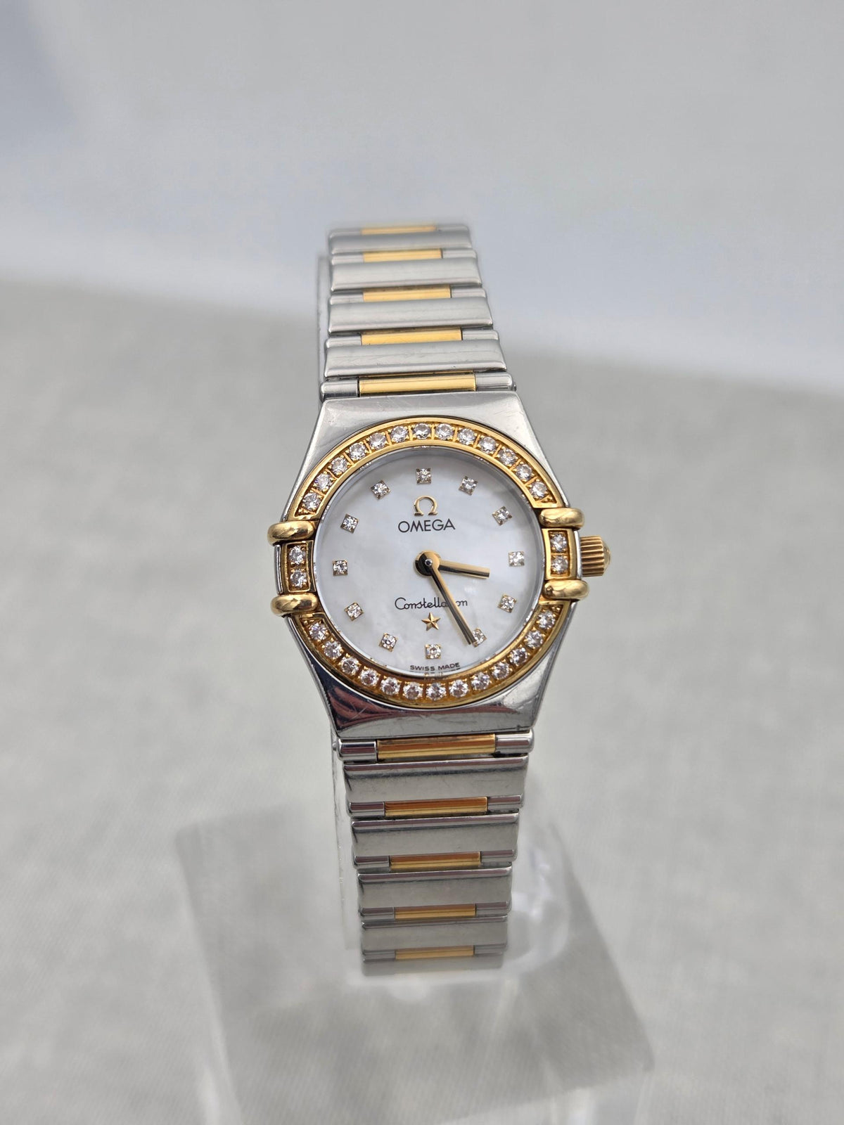 Omega Constellation Mother of pearl diamonds mop panthère alternative 1267.75 (522)