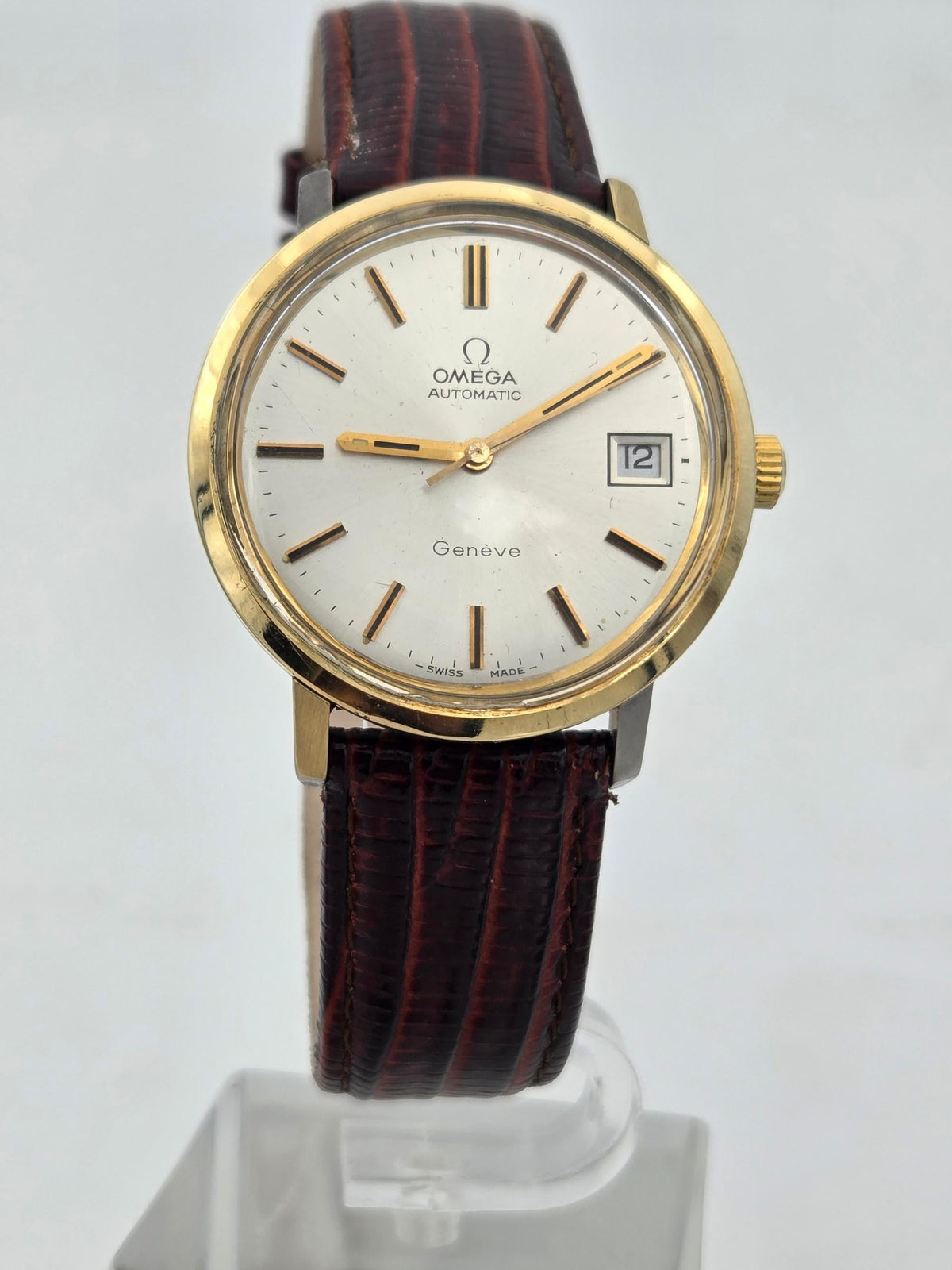 Omega Genève Genève automatic 37mm jumbo gold cap cal 1012 166.020