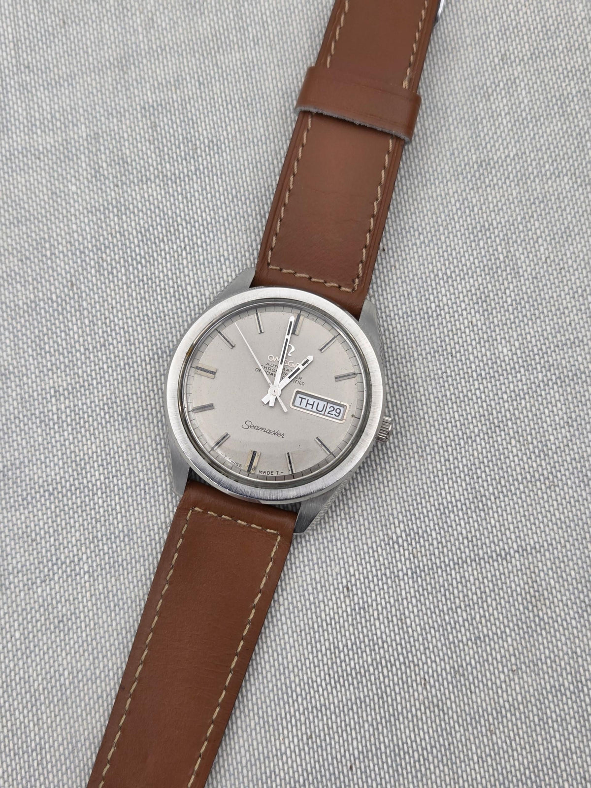 Omega Seamaster Chronometer day date sparkle 36mm