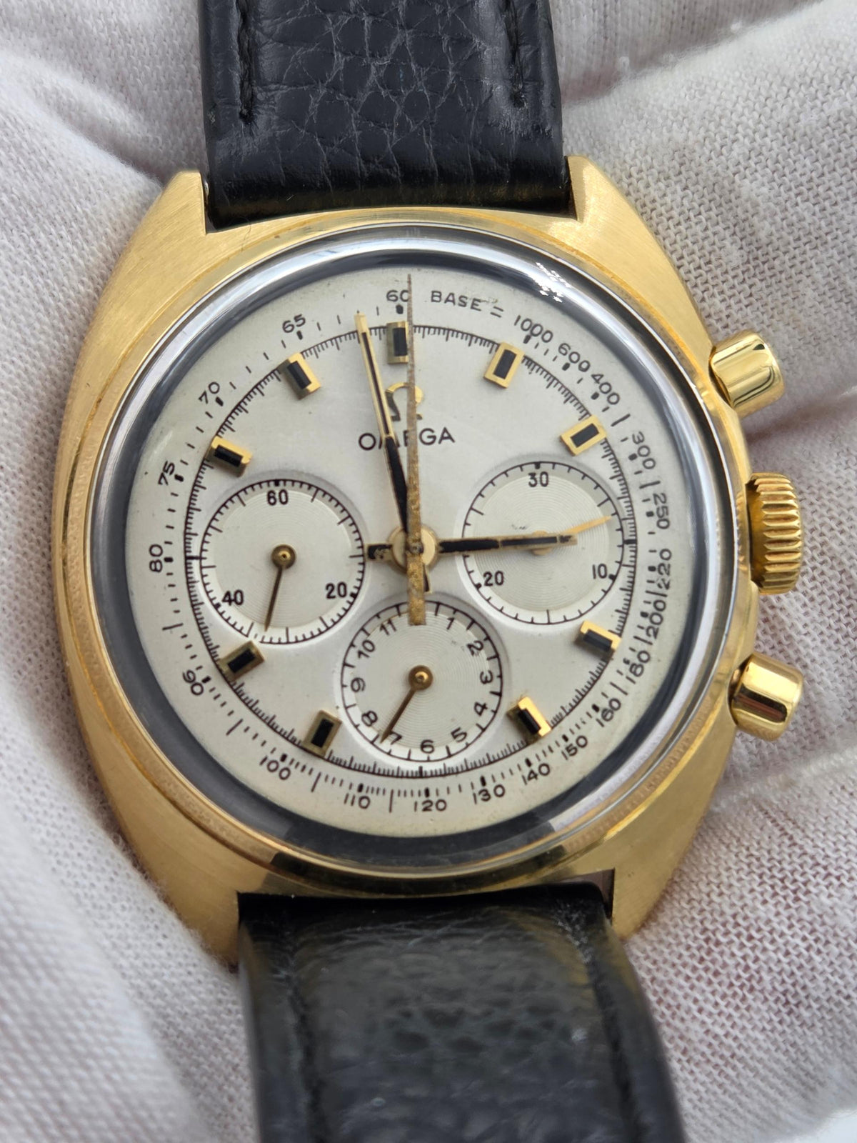 Omega Seamaster Chrono 18k gold serviced 2y warranty