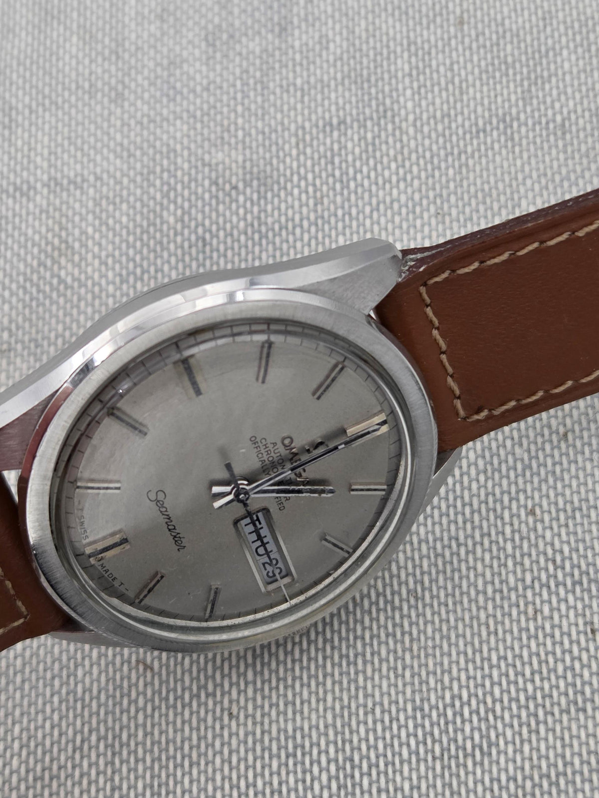 Omega Seamaster Chronometer day date sparkle 36mm