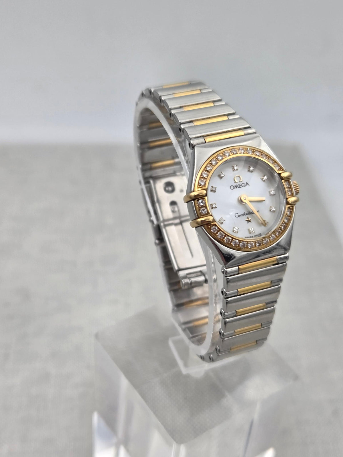Omega Constellation Mother of pearl diamonds mop panthère alternative 1267.75 (522)