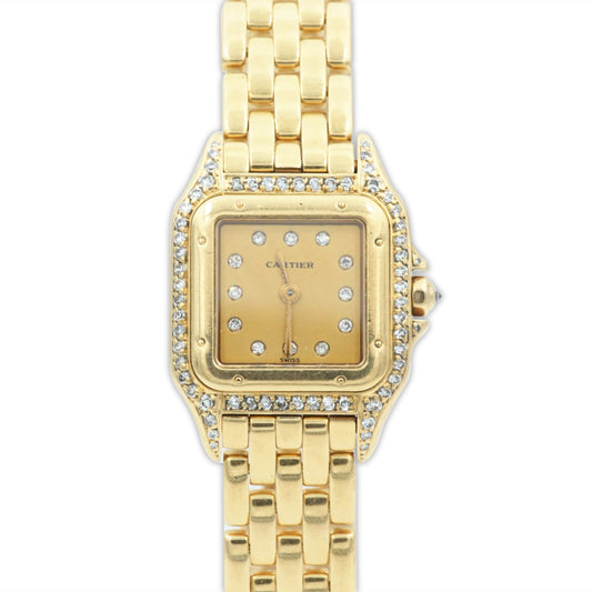 Cartier panthère small 18k gold full set ref 866919 8057915 883969 1280