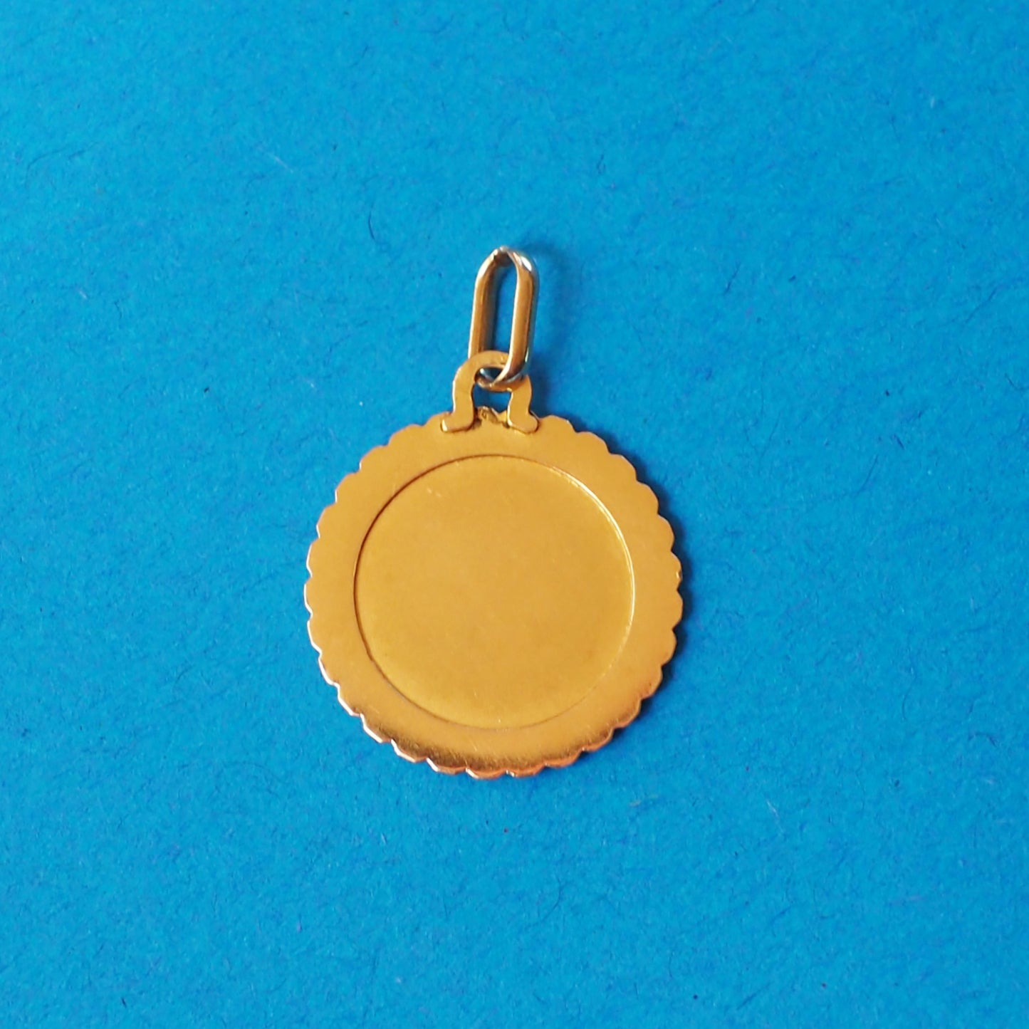 Vintage French 18k Yellow Gold Libra Zodiac Pendant by Charles Perroud, circa 1965