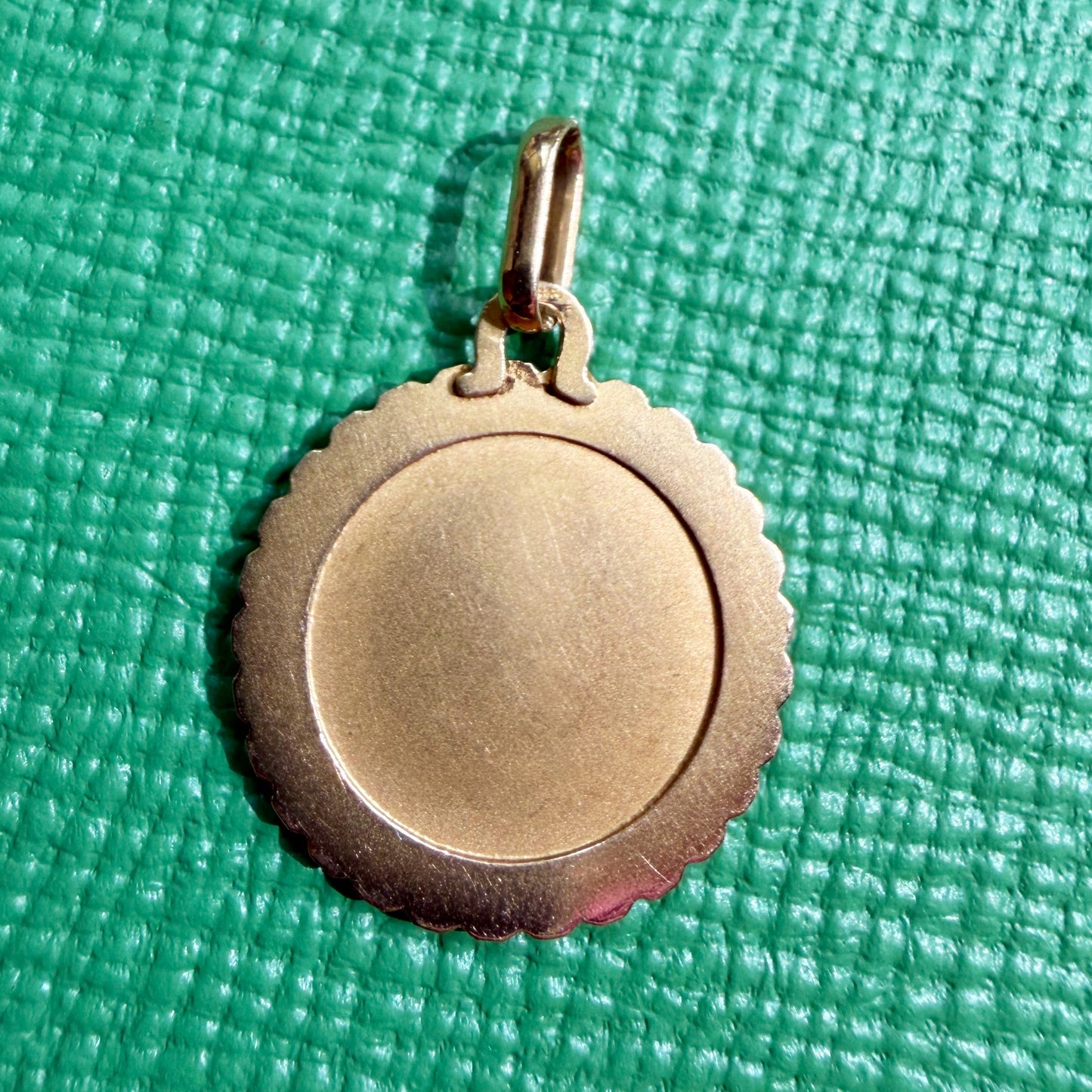 Vintage French 18k Yellow Gold Libra Zodiac Pendant by Charles Perroud, circa 1965