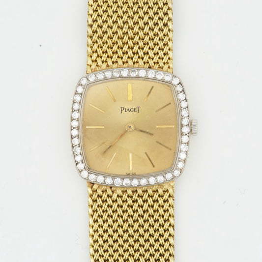 Piaget Vintage Gold and Diamond Watch