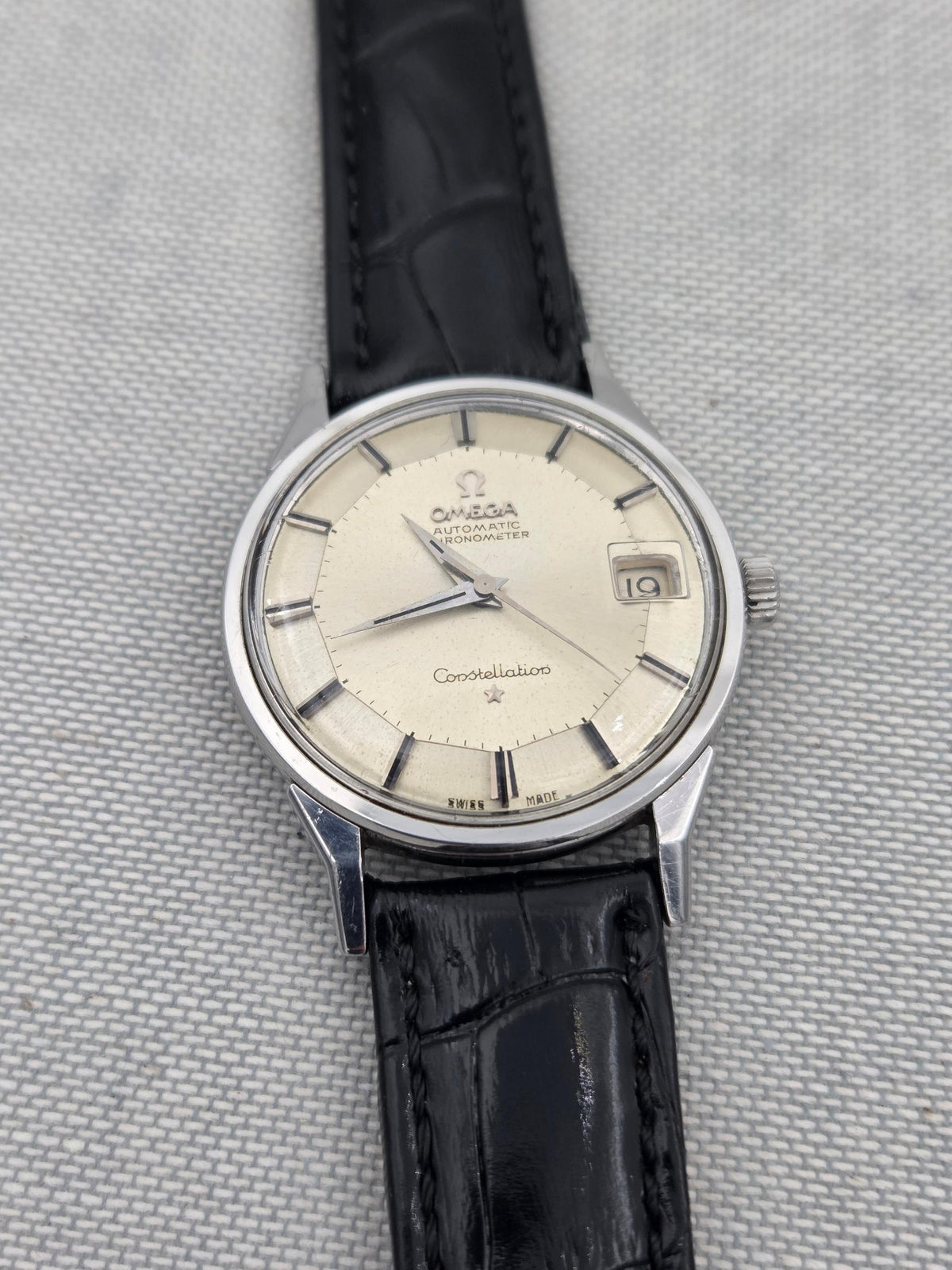 Omega Constellation Pie-pan piepan dogleg constellation genta like 168.005 (550)