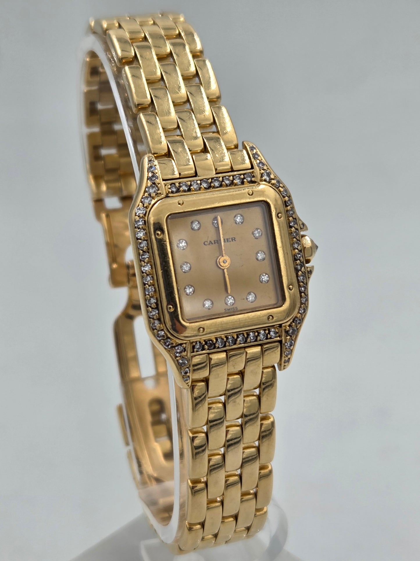 Cartier panthère small 18k gold full set ref 866919 8057915