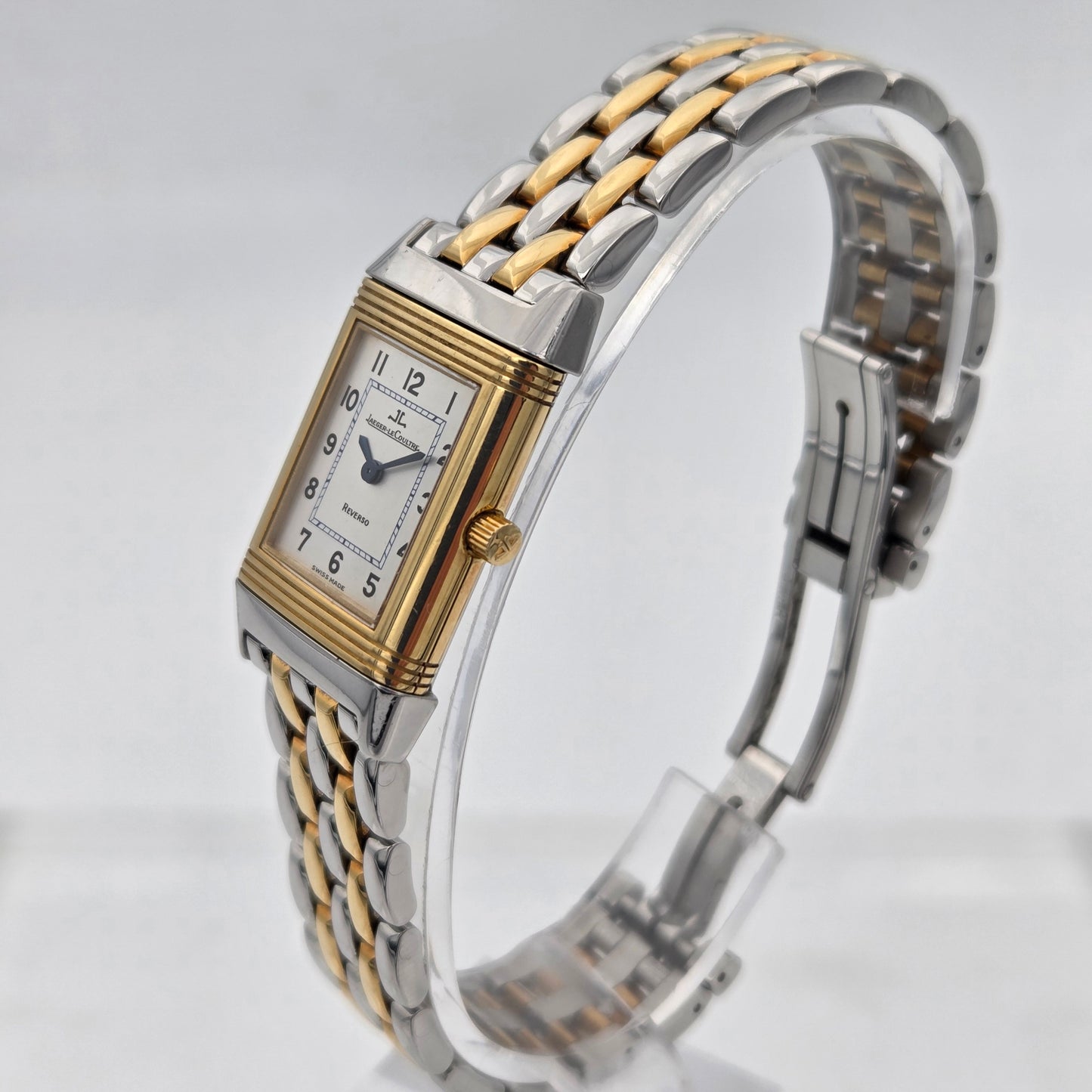 Jaeger-lecoultre Reverso gold and steel quartz 260.5.08