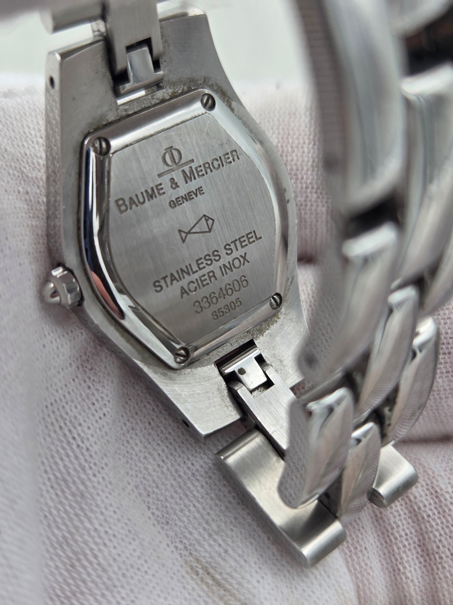 Baume & mercier linea 25mm quartz stainless steel 65305