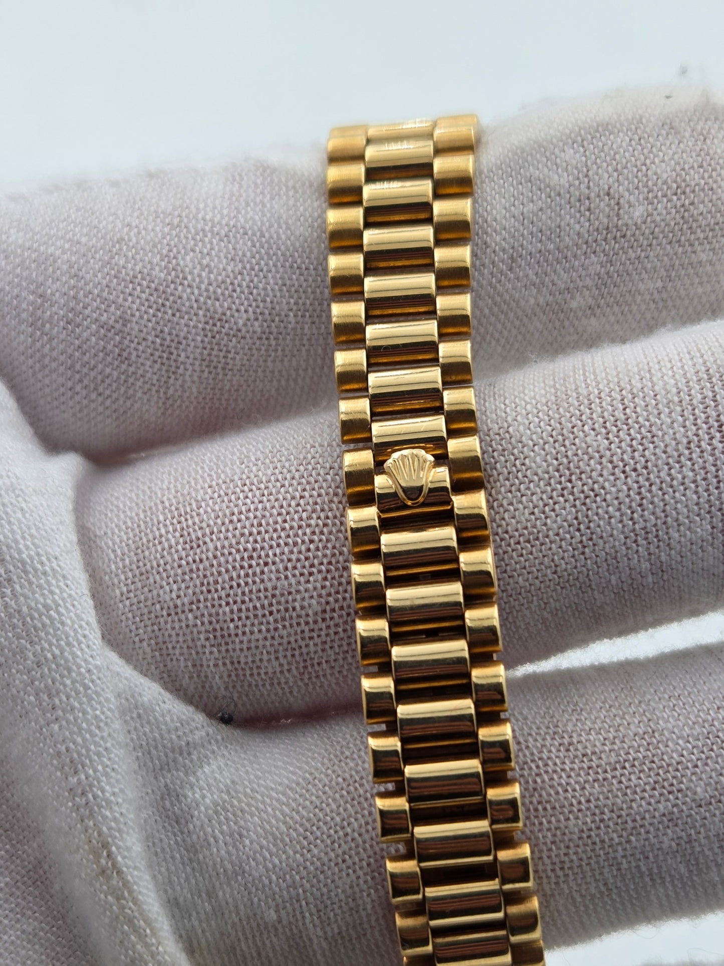 Rolex 69178 Datejust 18k gold president bracelet from 1988