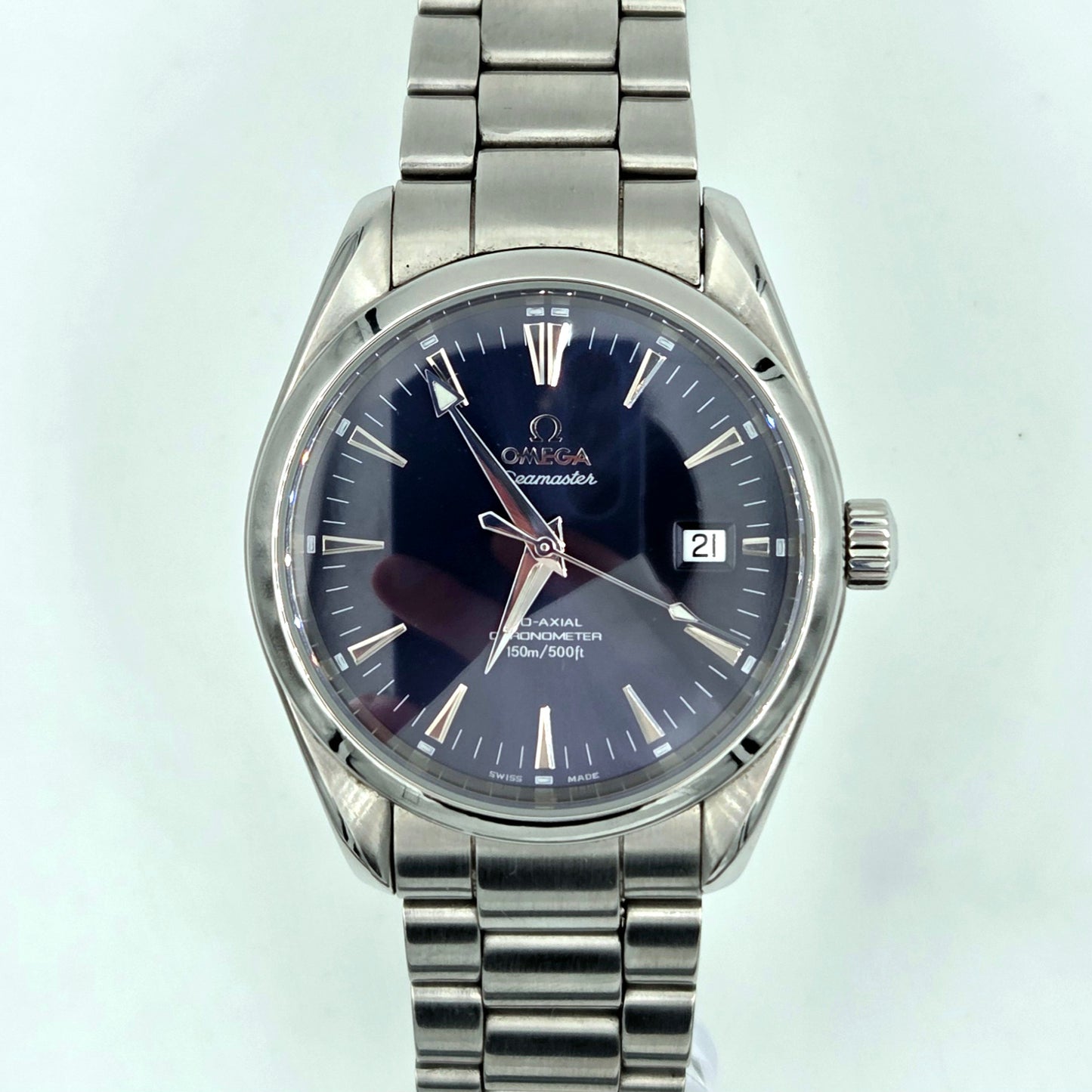 Omega aqua terra 39mm 2503.80 blue