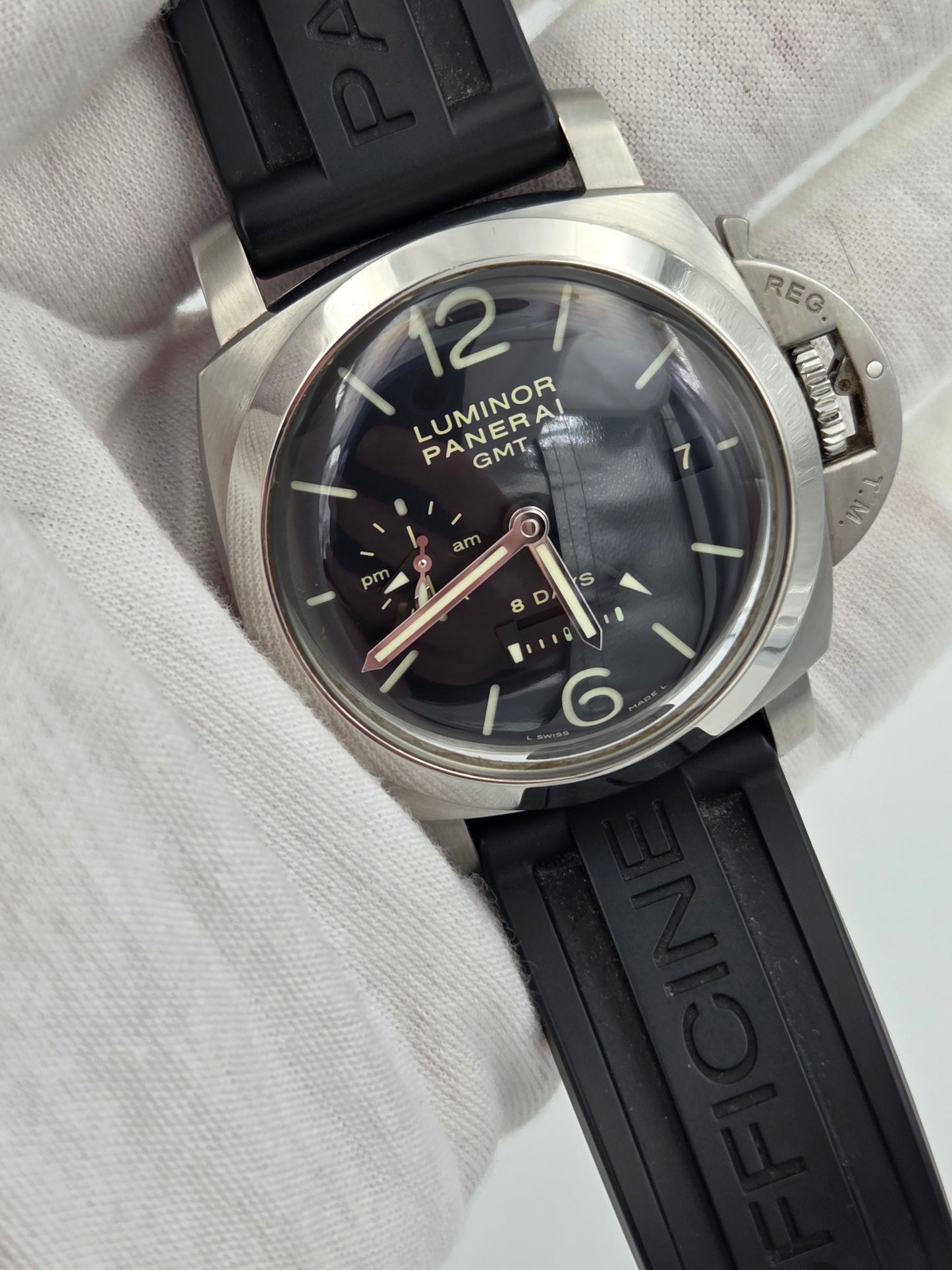 Panerai Luminor 1950 8 Days GMT PAM233 PAM00233 - Full Set 2016