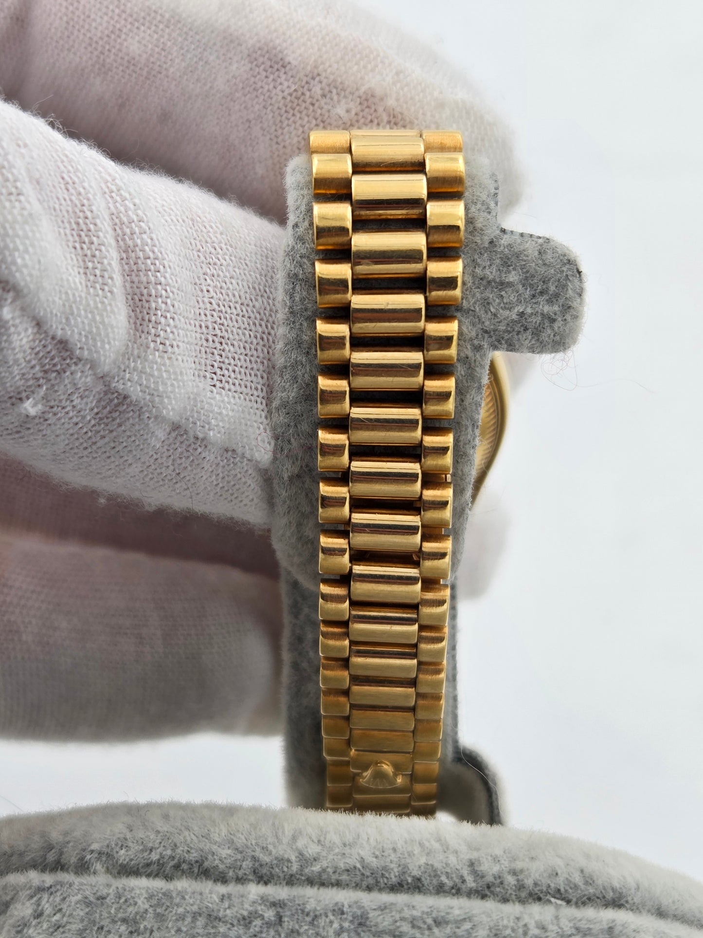Rolex 69178 Datejust 18k gold president bracelet from 1988