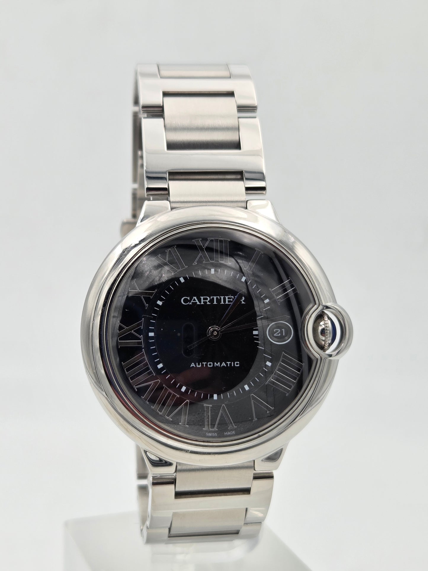 Cartier ballon bleu black dial 42mm 3765