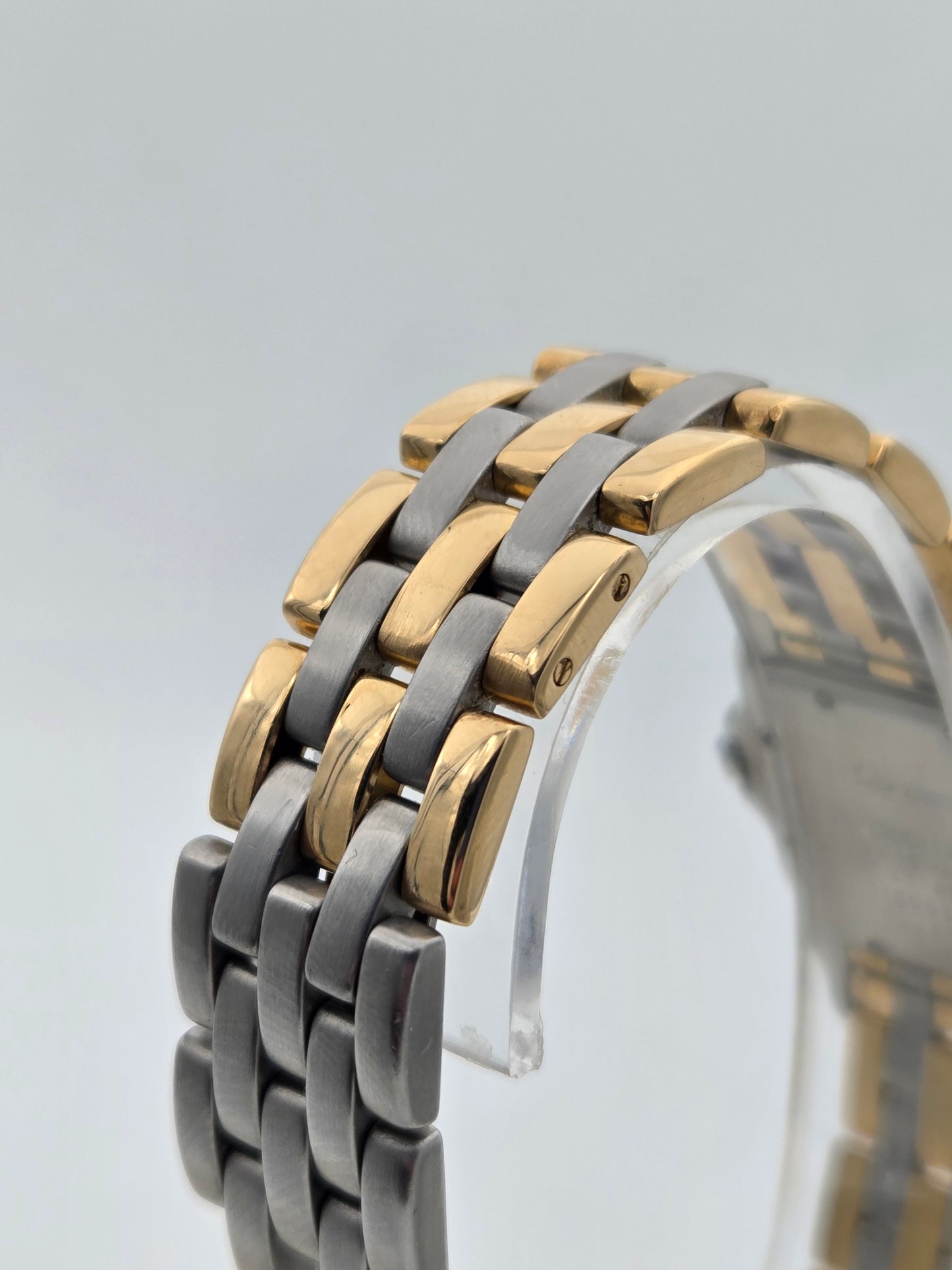 Cartier panthere medium 3 row gold and steel ref 110000R