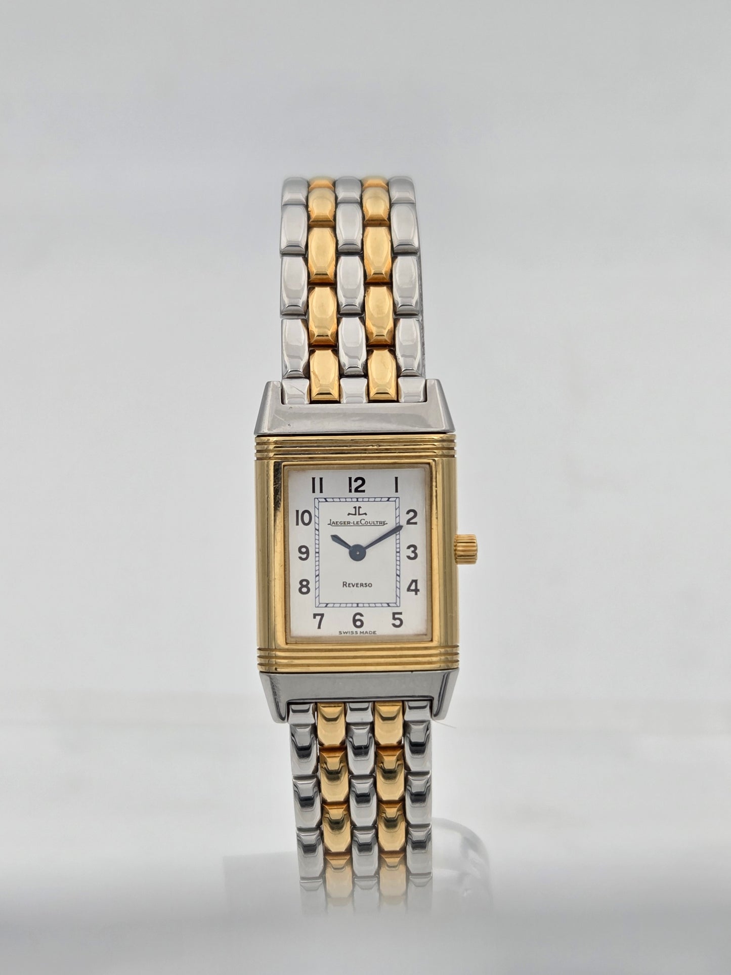 Jaeger-lecoultre Reverso gold and steel quartz 260.5.08