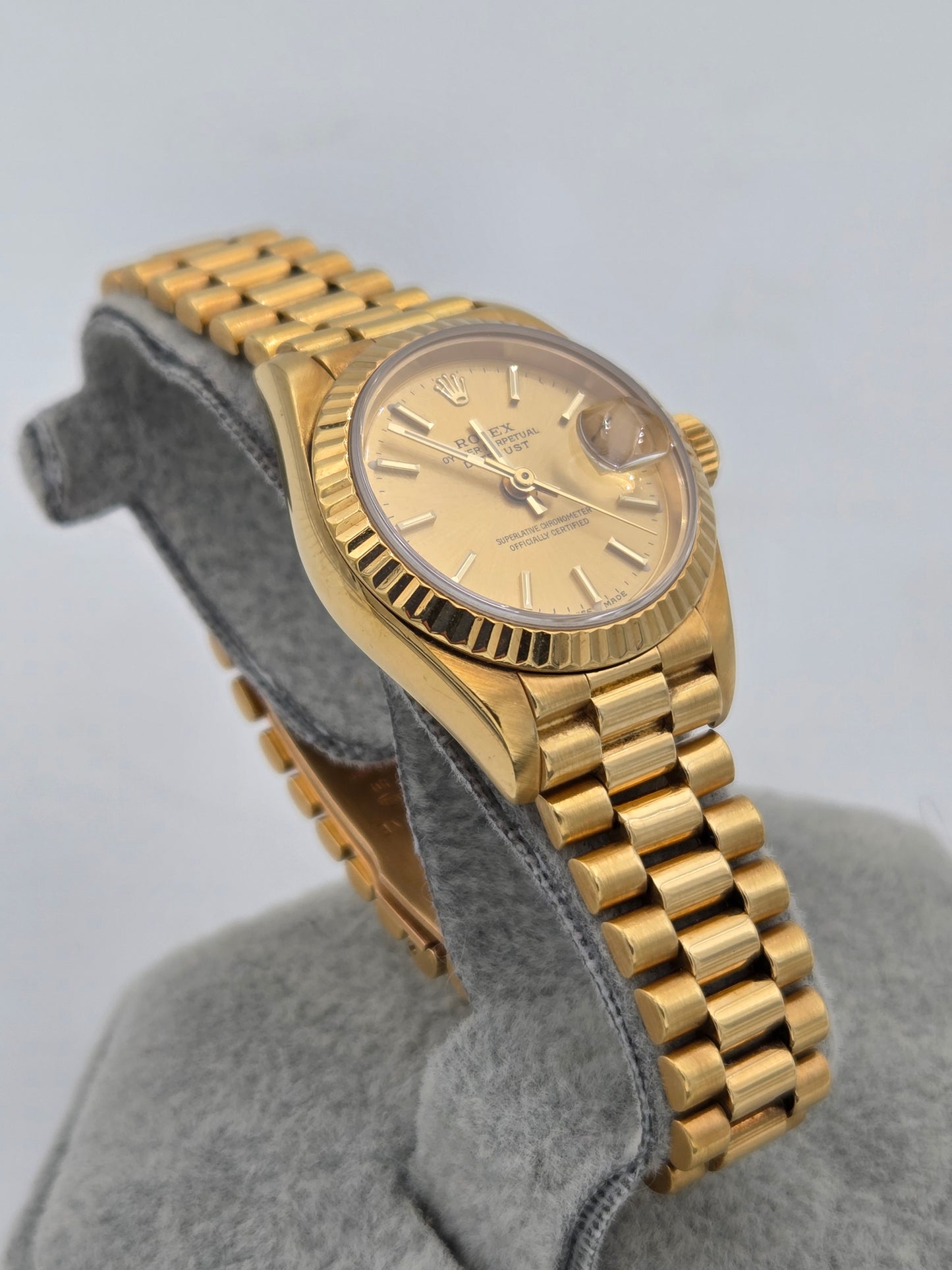 Rolex 69178 Datejust 18k gold president bracelet from 1988