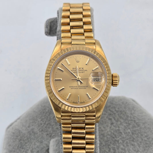 Rolex 69178 Datejust 18k gold president bracelet from 1988