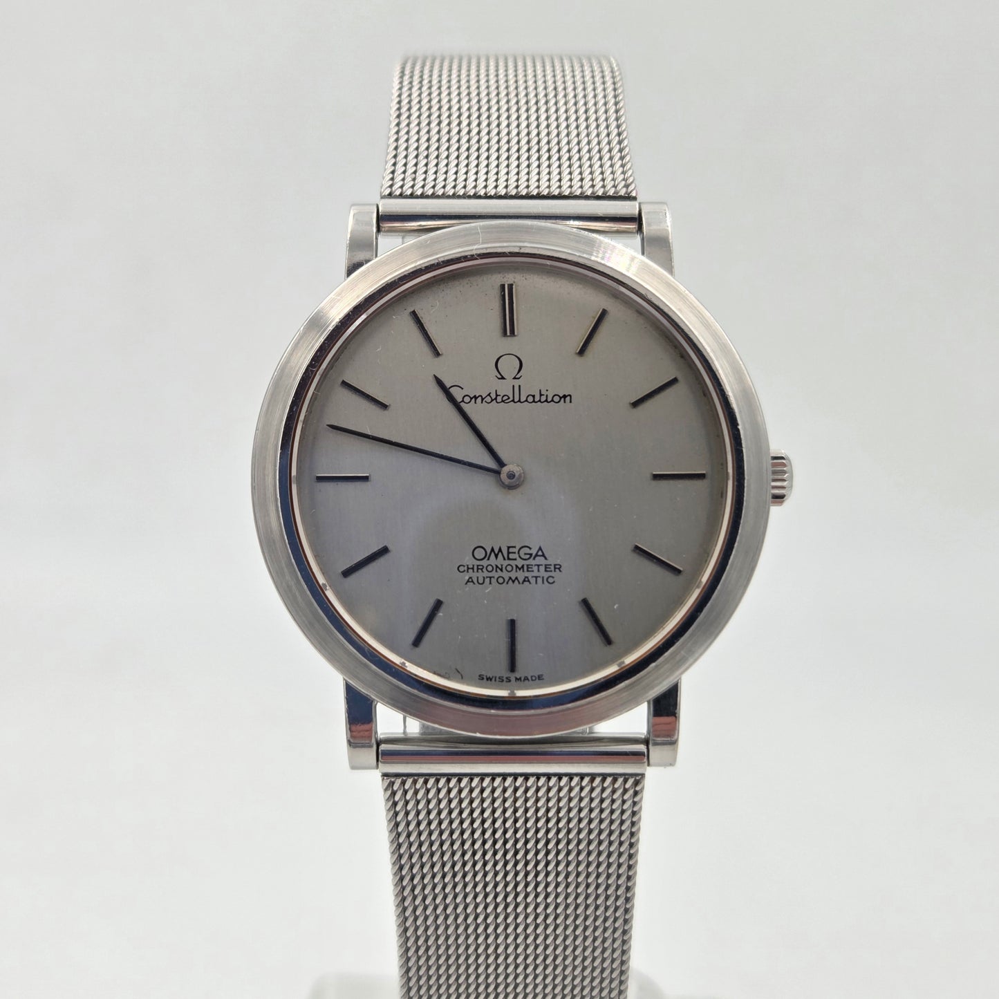 Omega Constellation automatic ultra thin 157.0001 calibre 712, mesh bracelet 2057