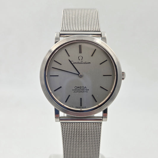 Omega Constellation automatic ultra thin 157.0001 calibre 712, mesh bracelet 2057