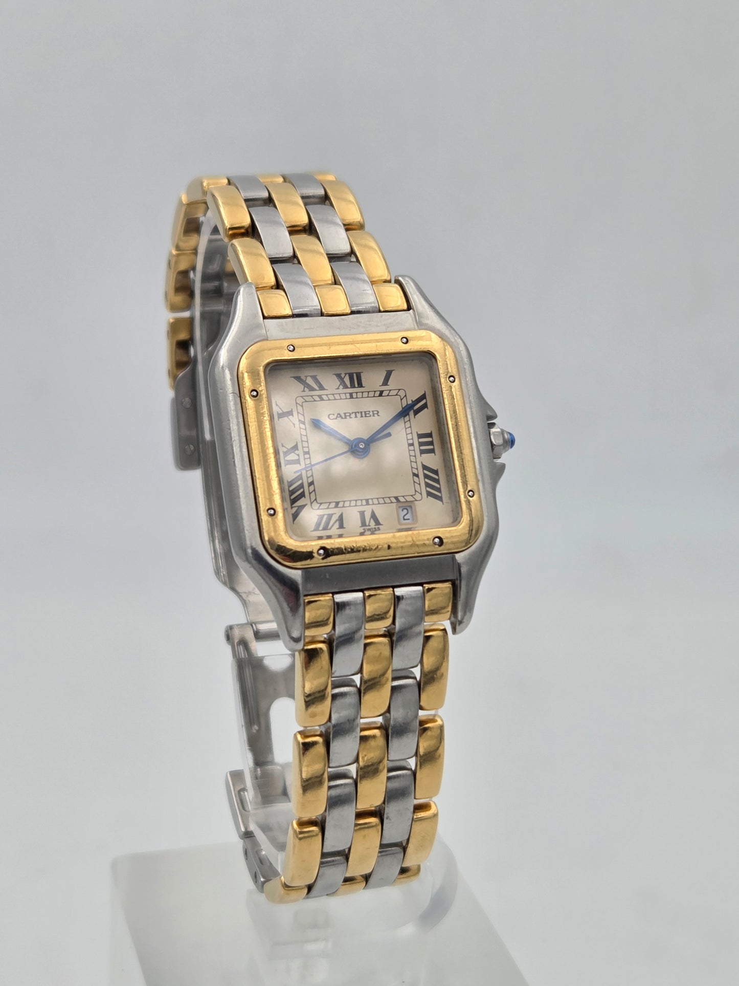 Cartier Panthère Medium 27mm, 3-Row Gold & Steel, Ref. 83949