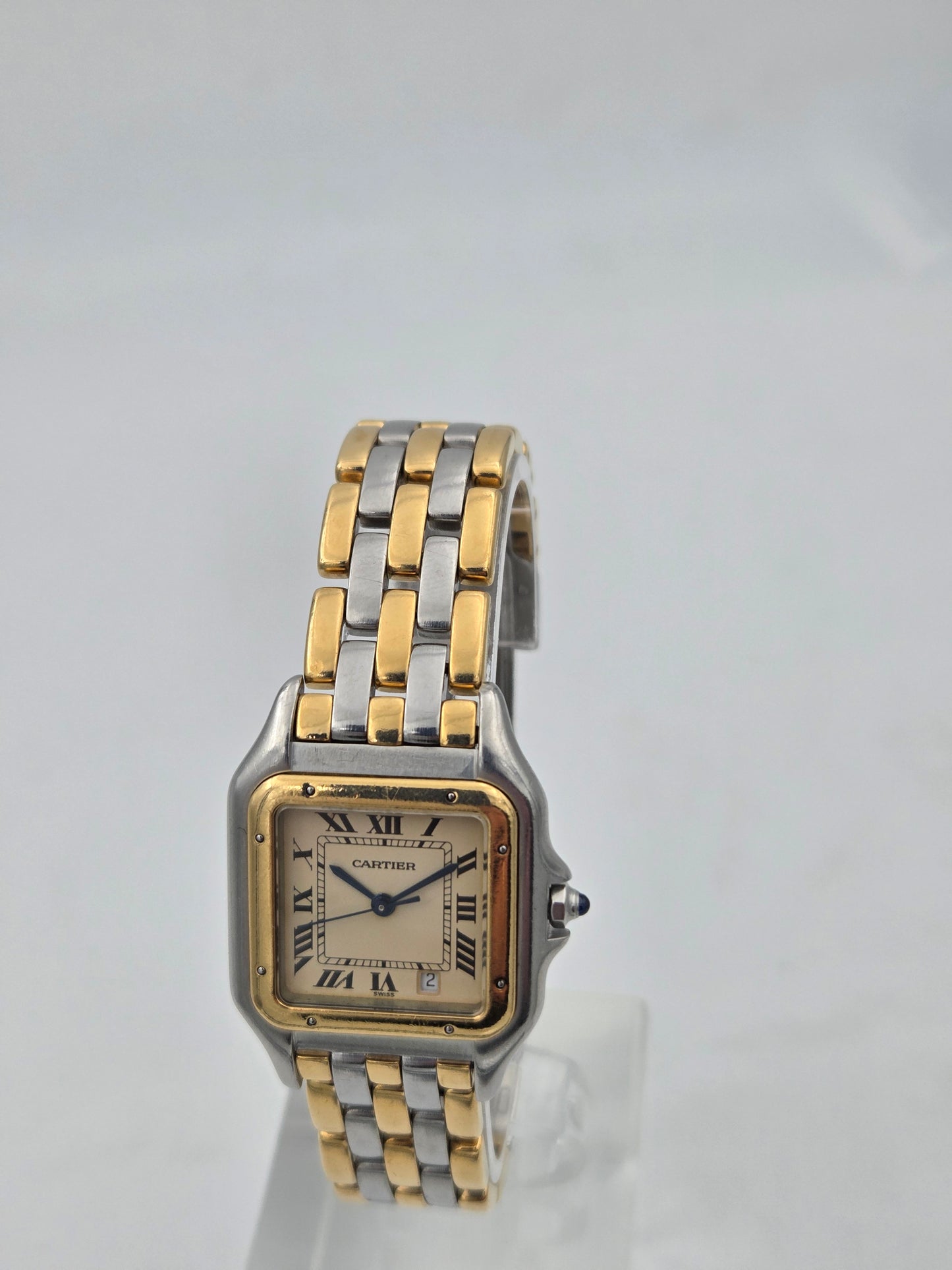 Cartier Panthère Medium 27mm, 3-Row Gold & Steel, Ref. 83949