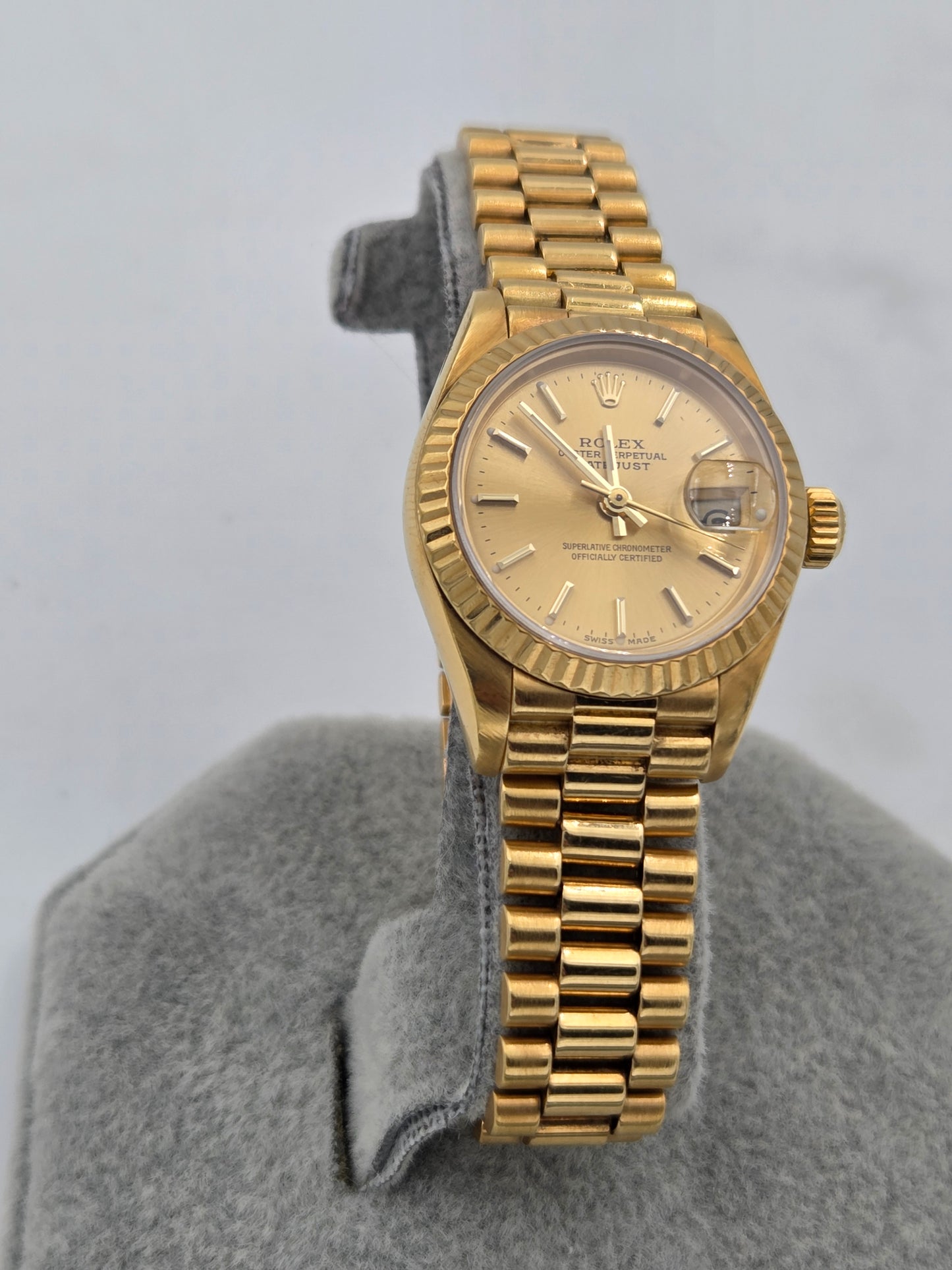 Rolex 69178 Datejust 18k gold president bracelet from 1988