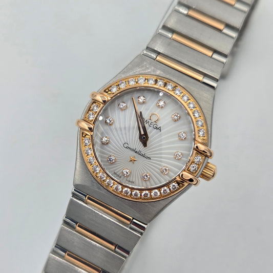 Omega constellation lady mother of pearl MOP 111.25.23.60.55.003