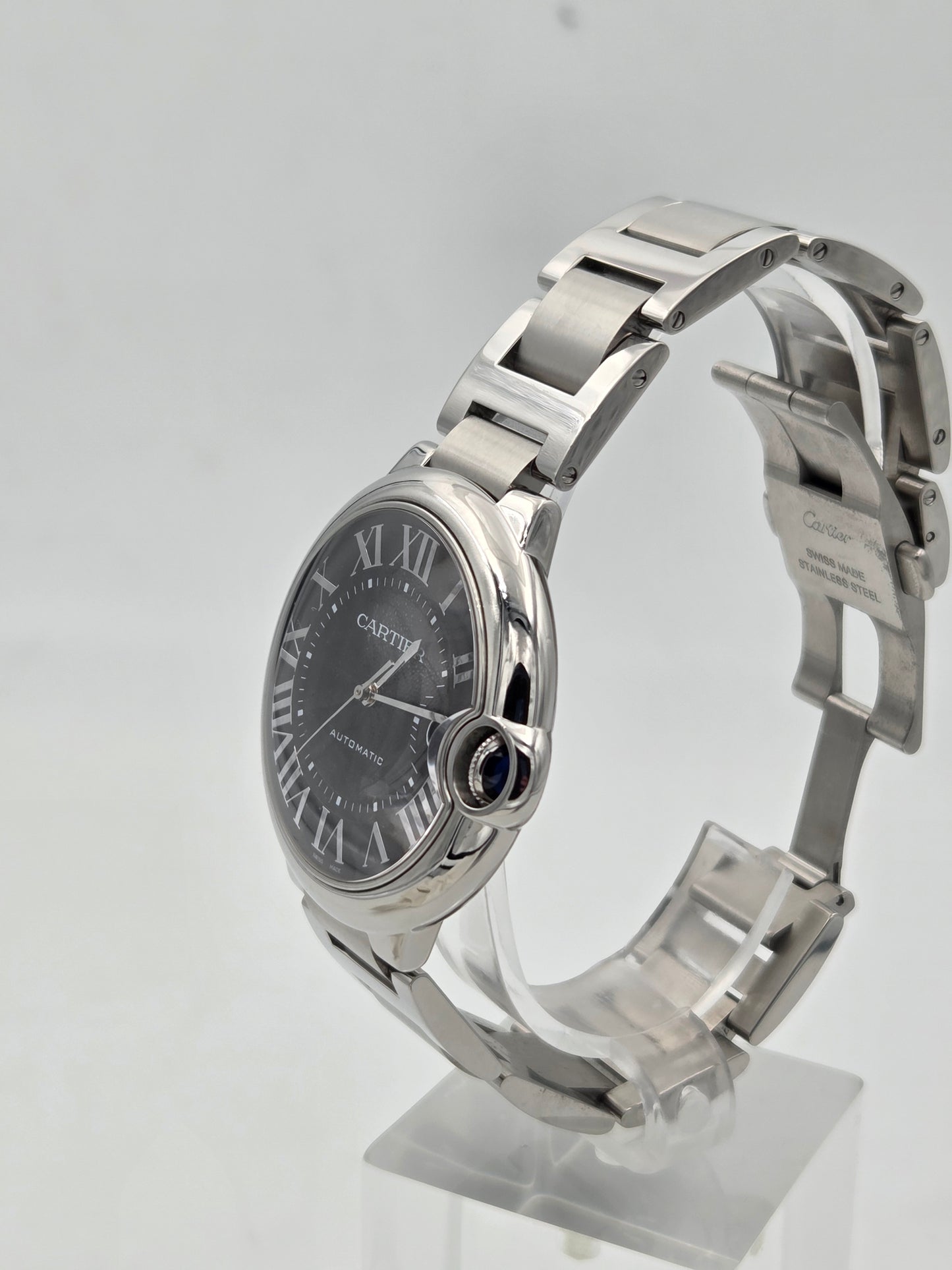 Cartier ballon bleu black dial 42mm 3765