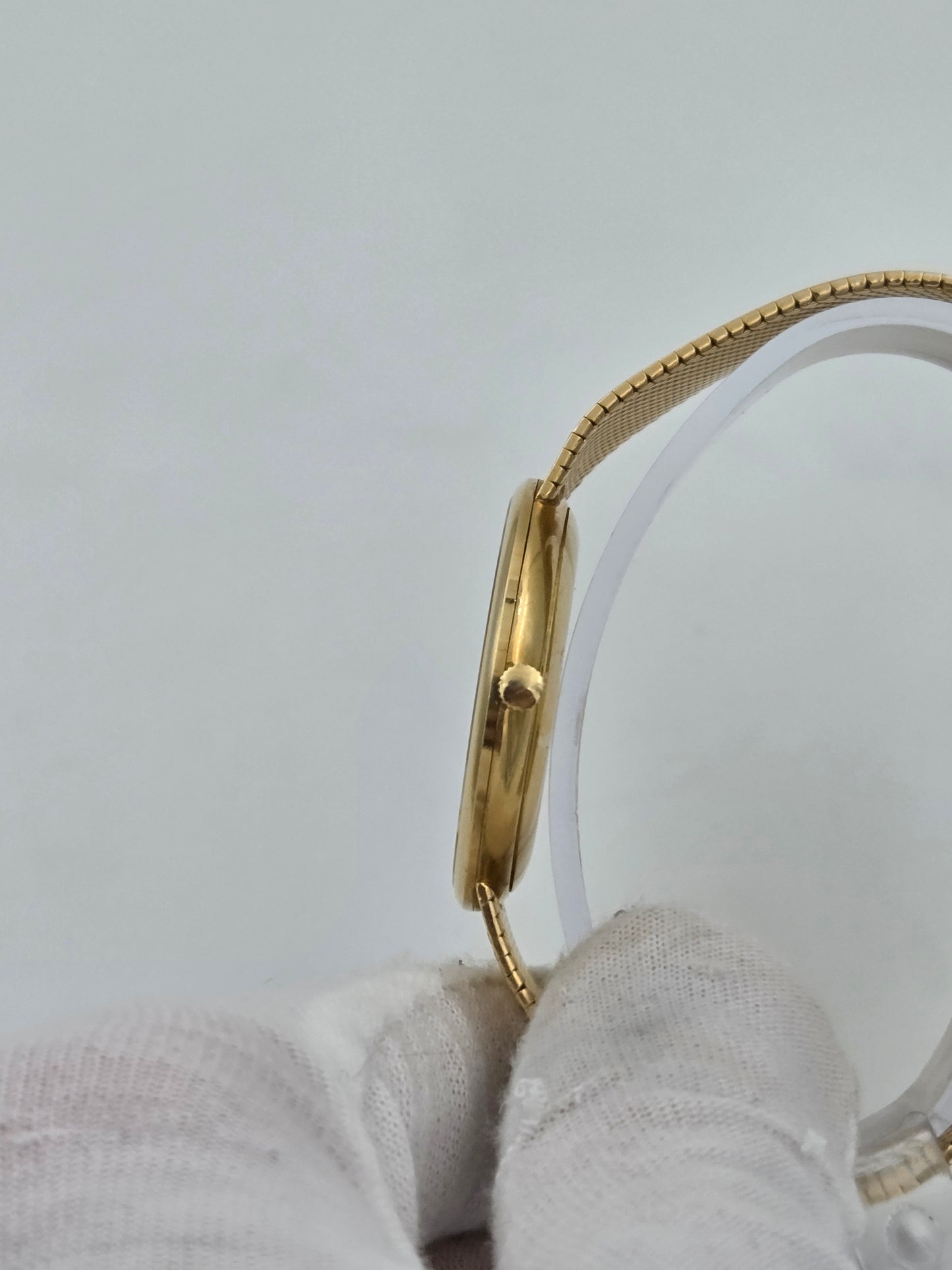 Vacheron Constantin vintage 80s gold bracelet watch patrimony 35mm 44012