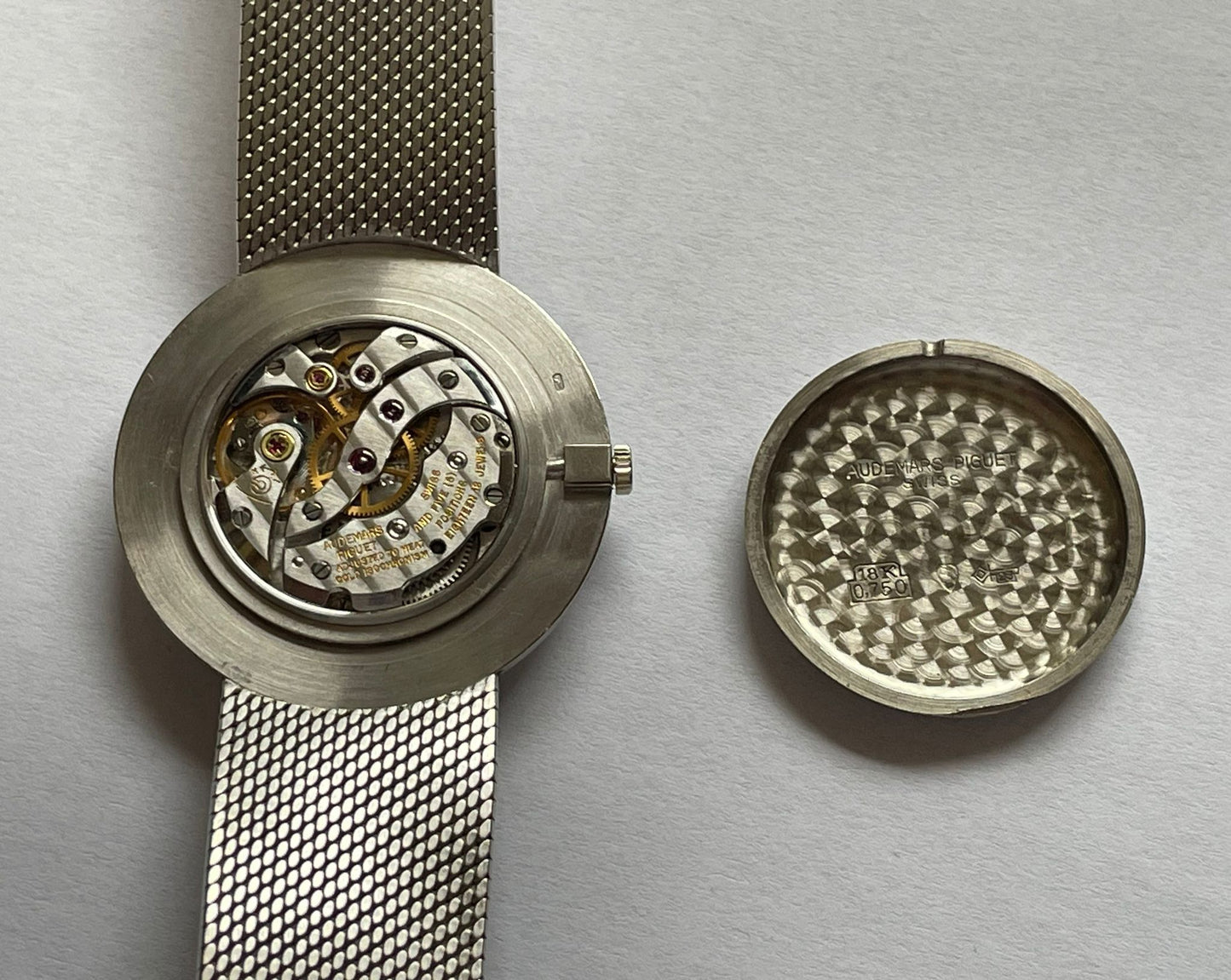 Audemars Piguet vintage disco volante white gold 34mm