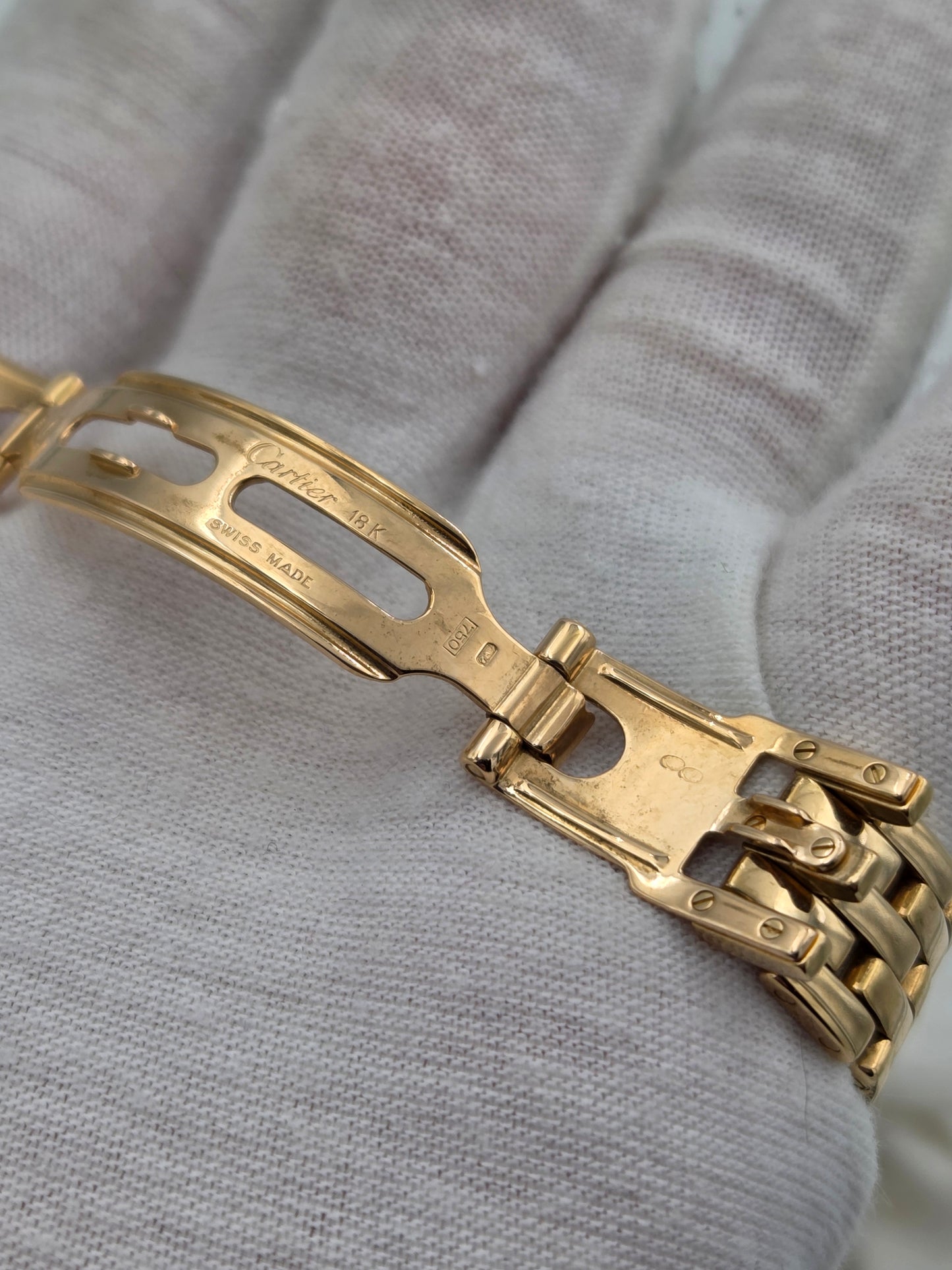 Cartier panthère small 18k gold 86691 box. Serviced