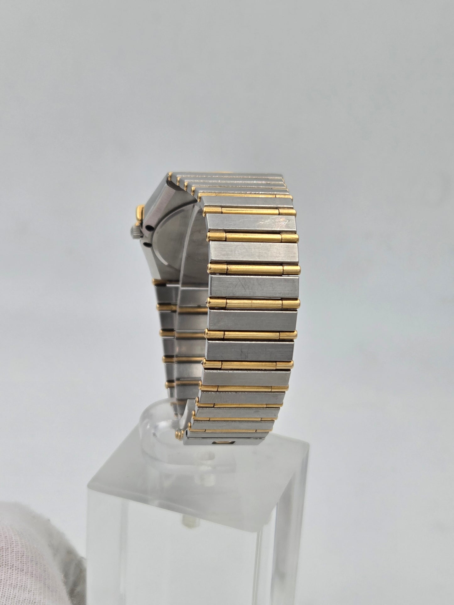 Omega Constellation day date owl Manhattan ref 396.1070 397.1080 steel and gold full bar