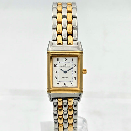 Jaeger-lecoultre Reverso gold and steel quartz 260.5.08